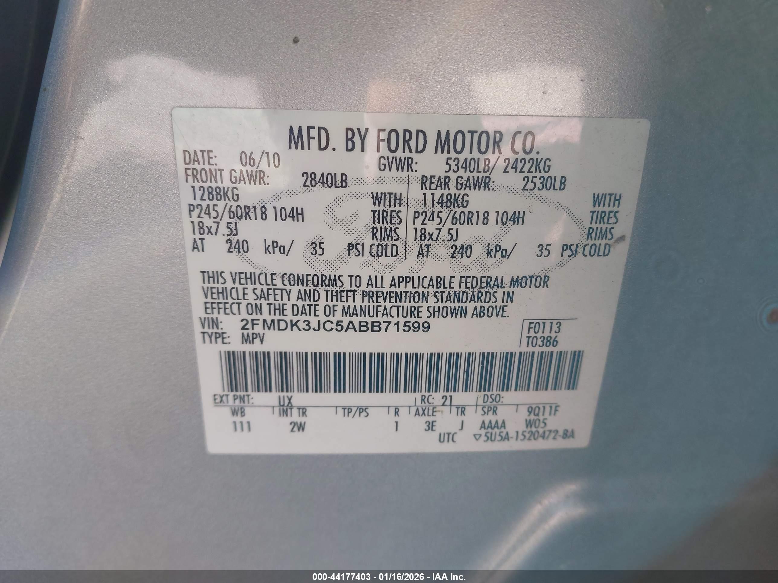 FORD EDGE image 9