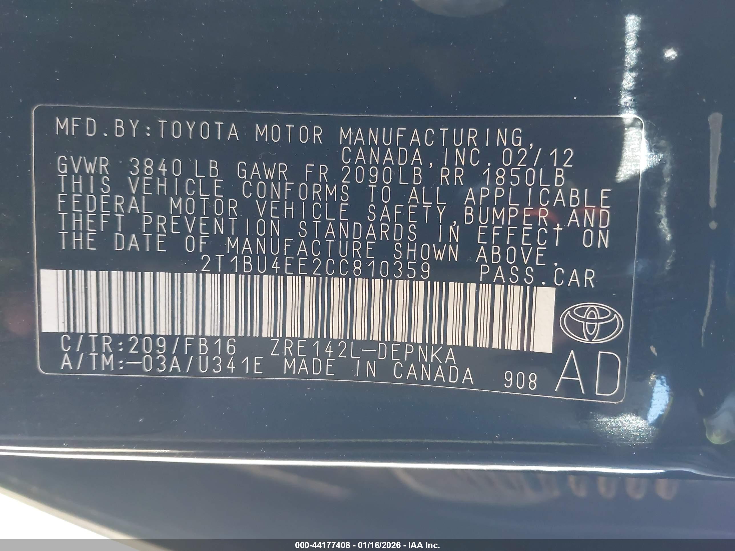 TOYOTA COROLLA image 9