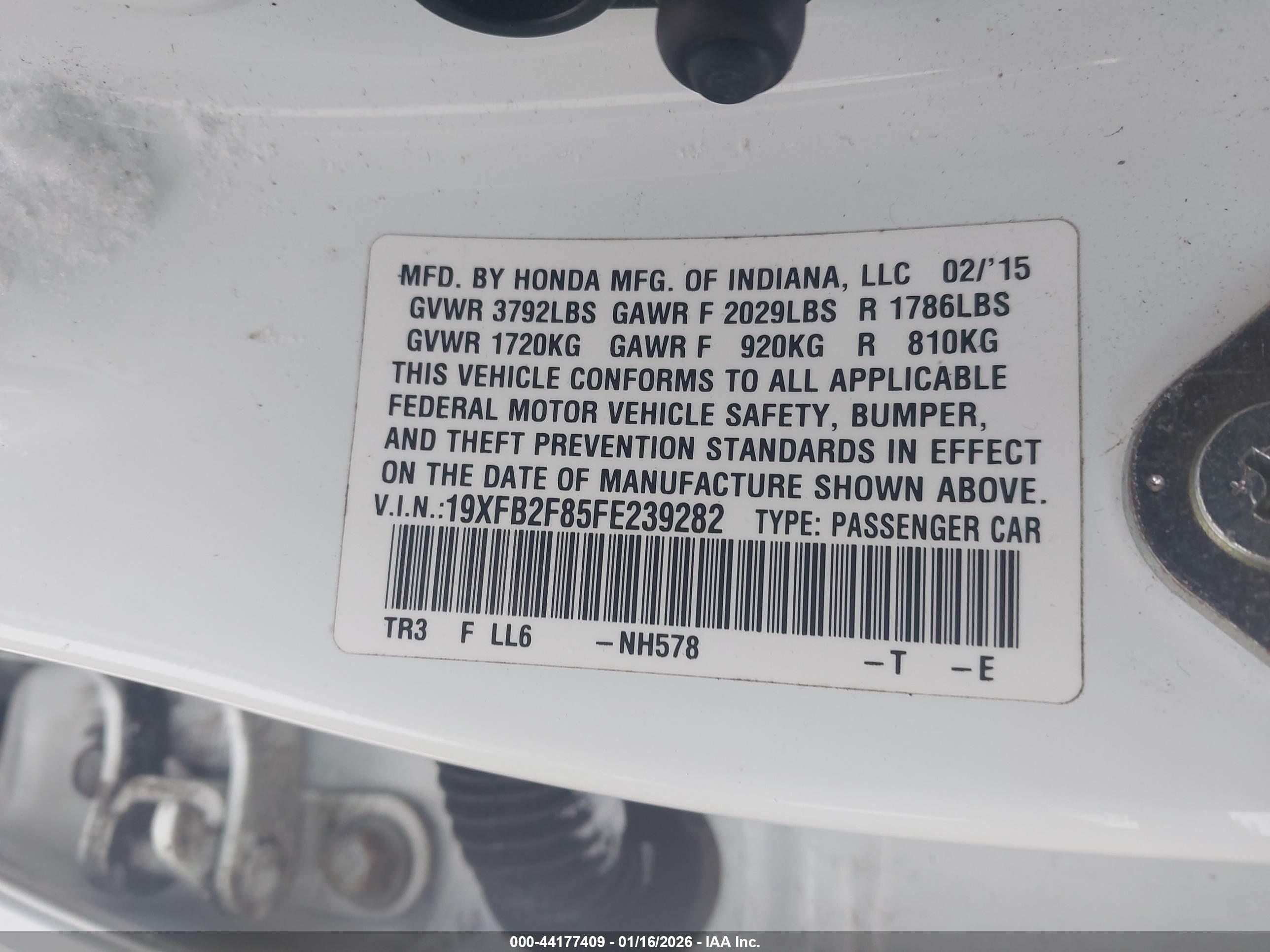 HONDA CIVIC image 9