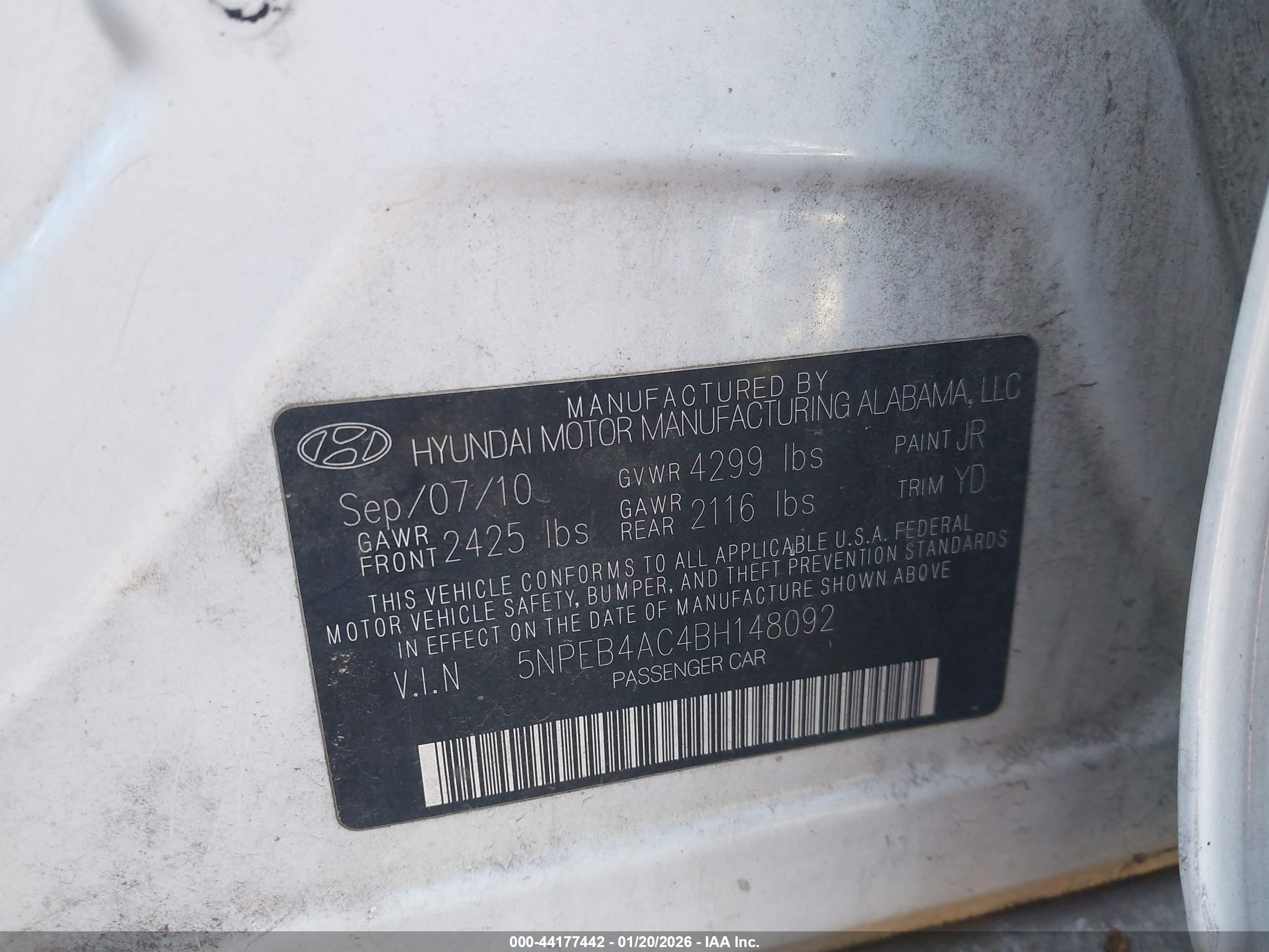 HYUNDAI SONATA image 9