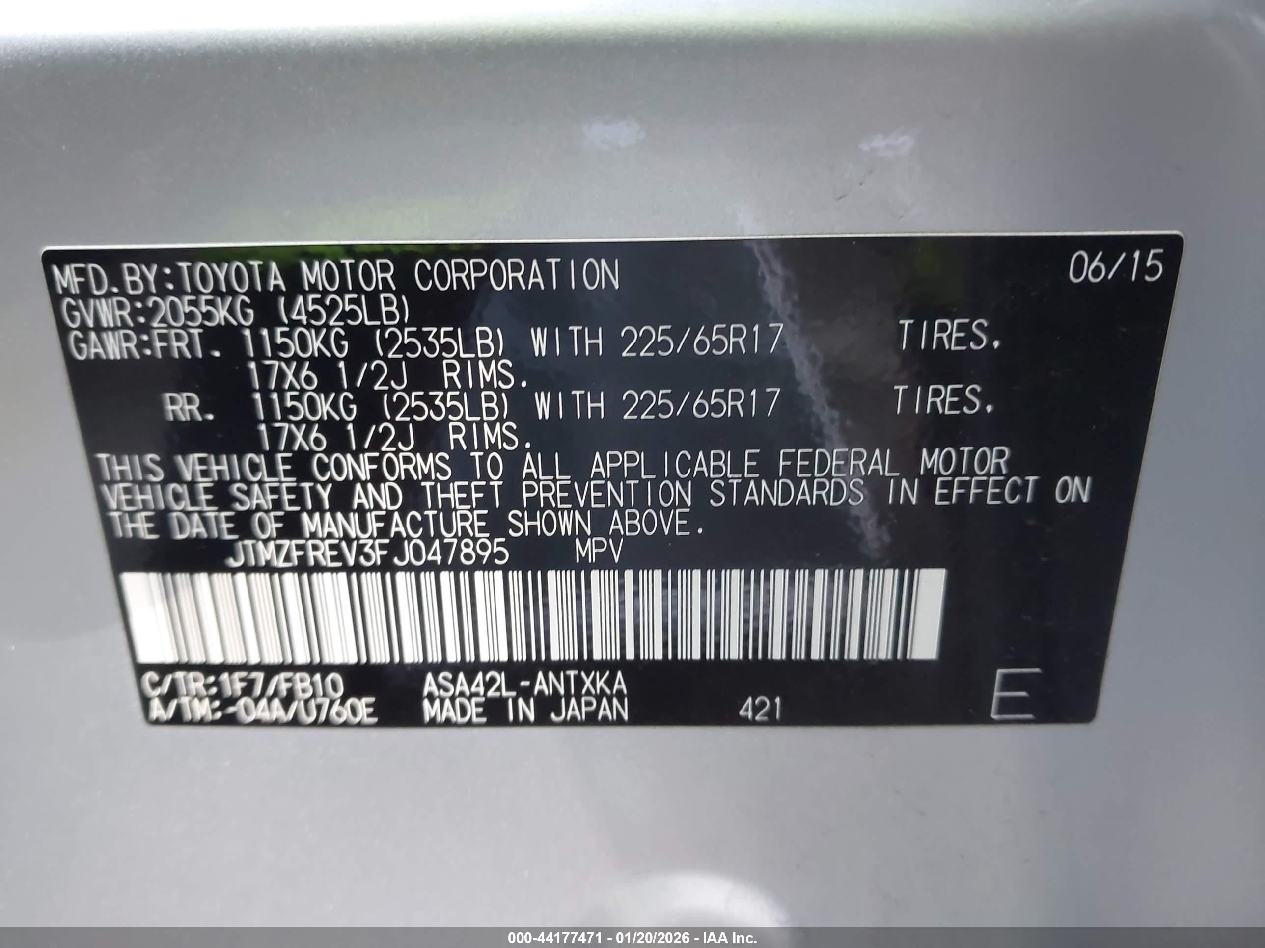 TOYOTA RAV4 image 9