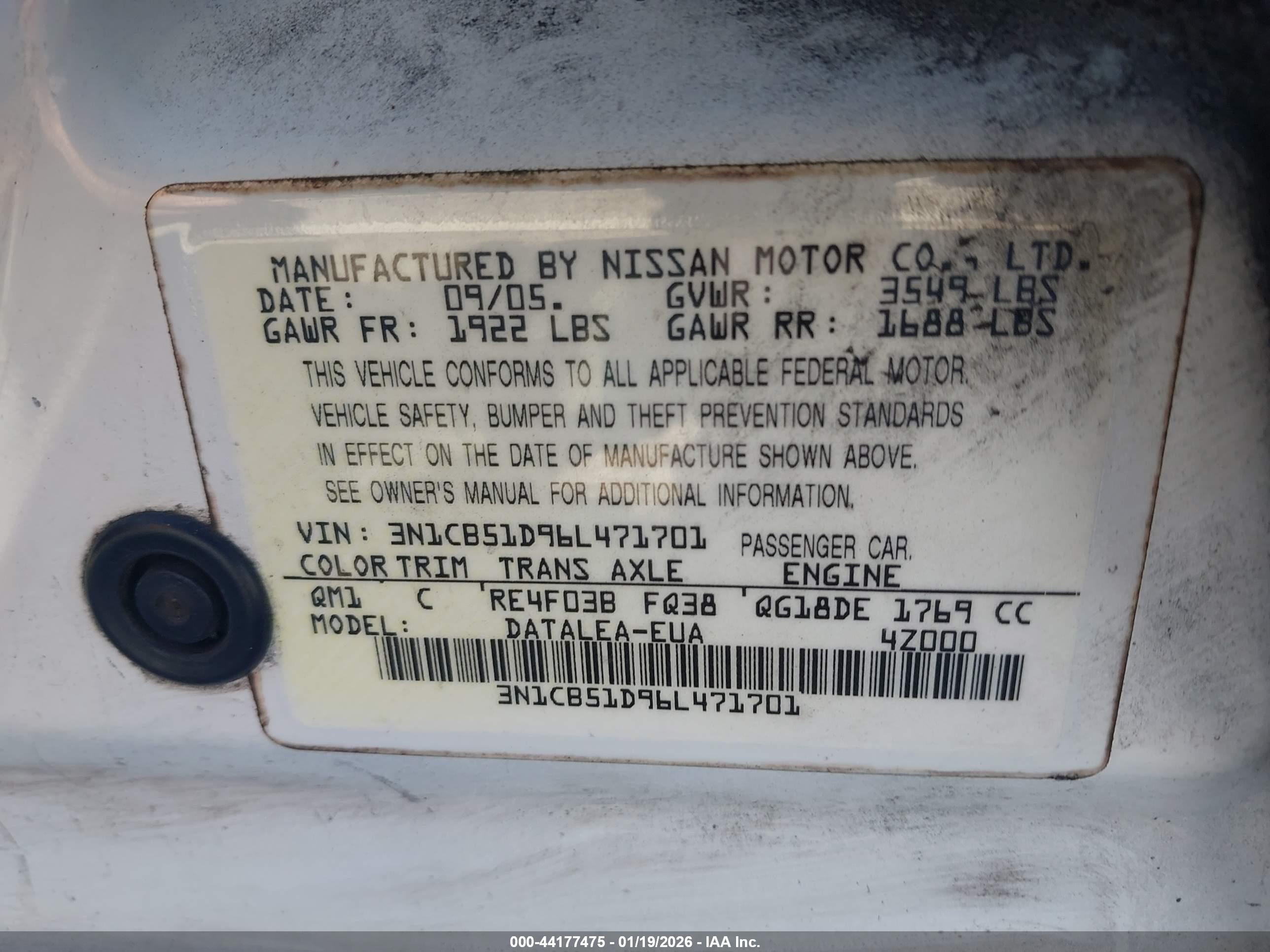 NISSAN SENTRA image 9