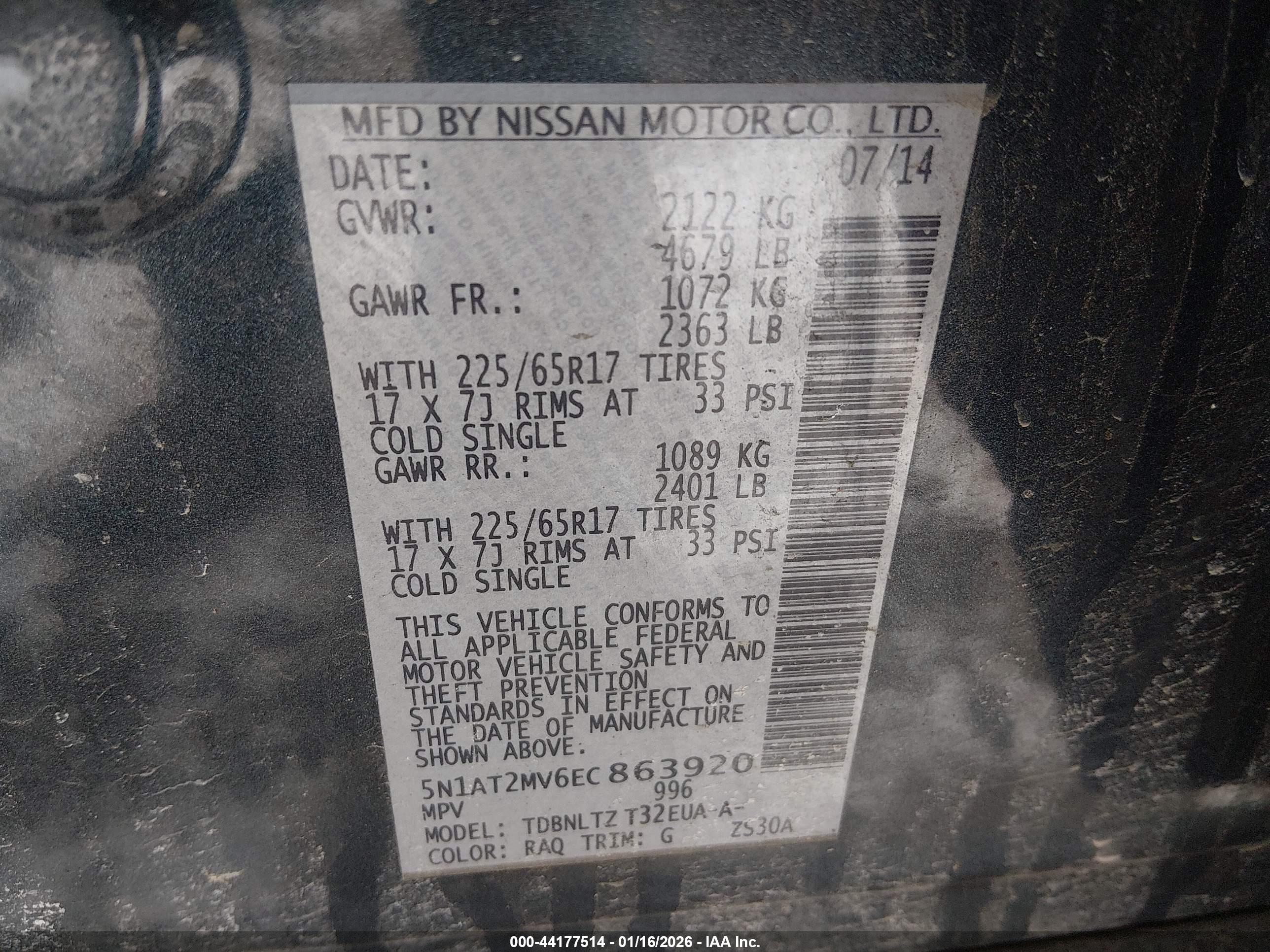 NISSAN ROGUE image 9