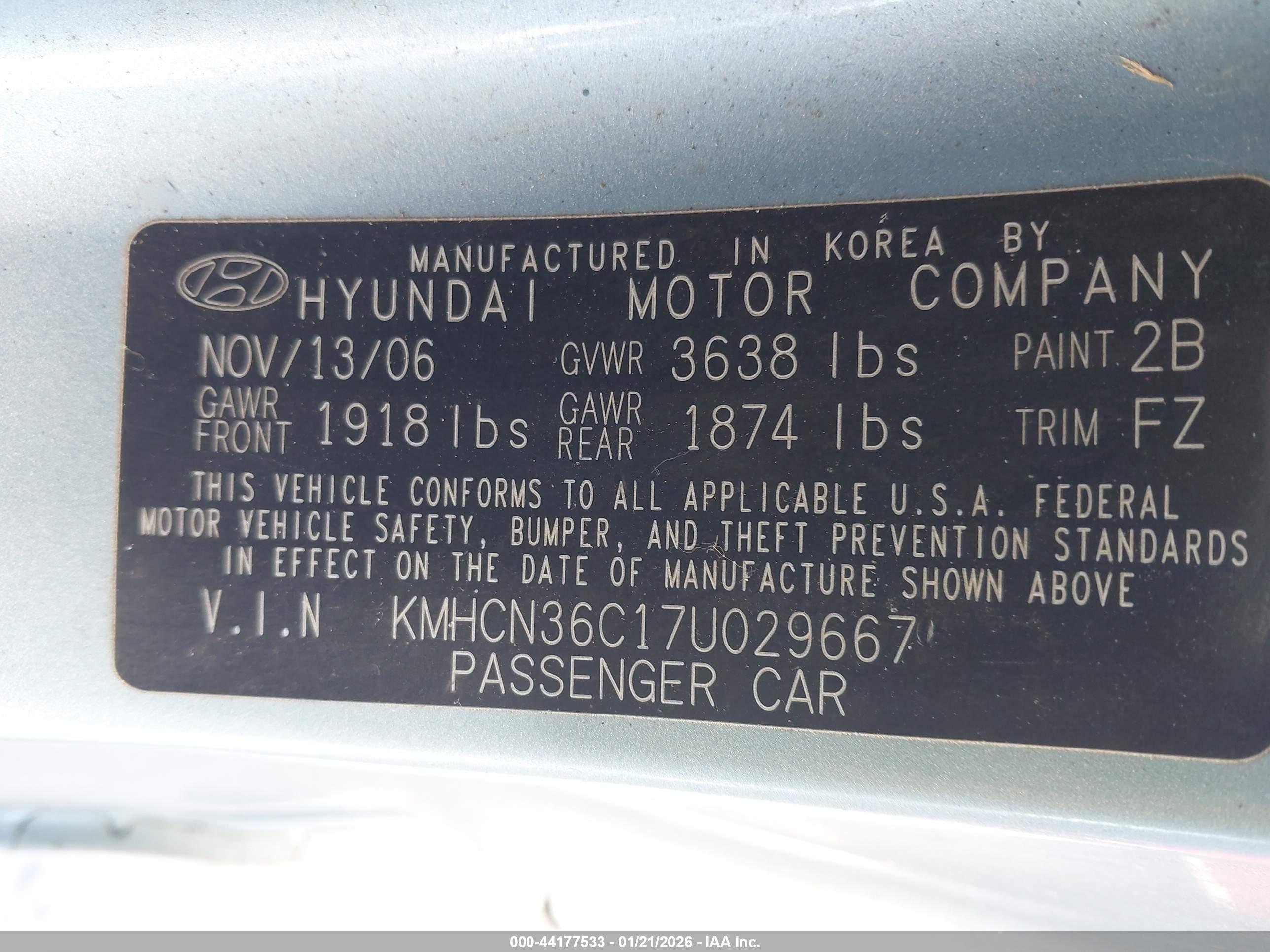HYUNDAI ACCENT image 9