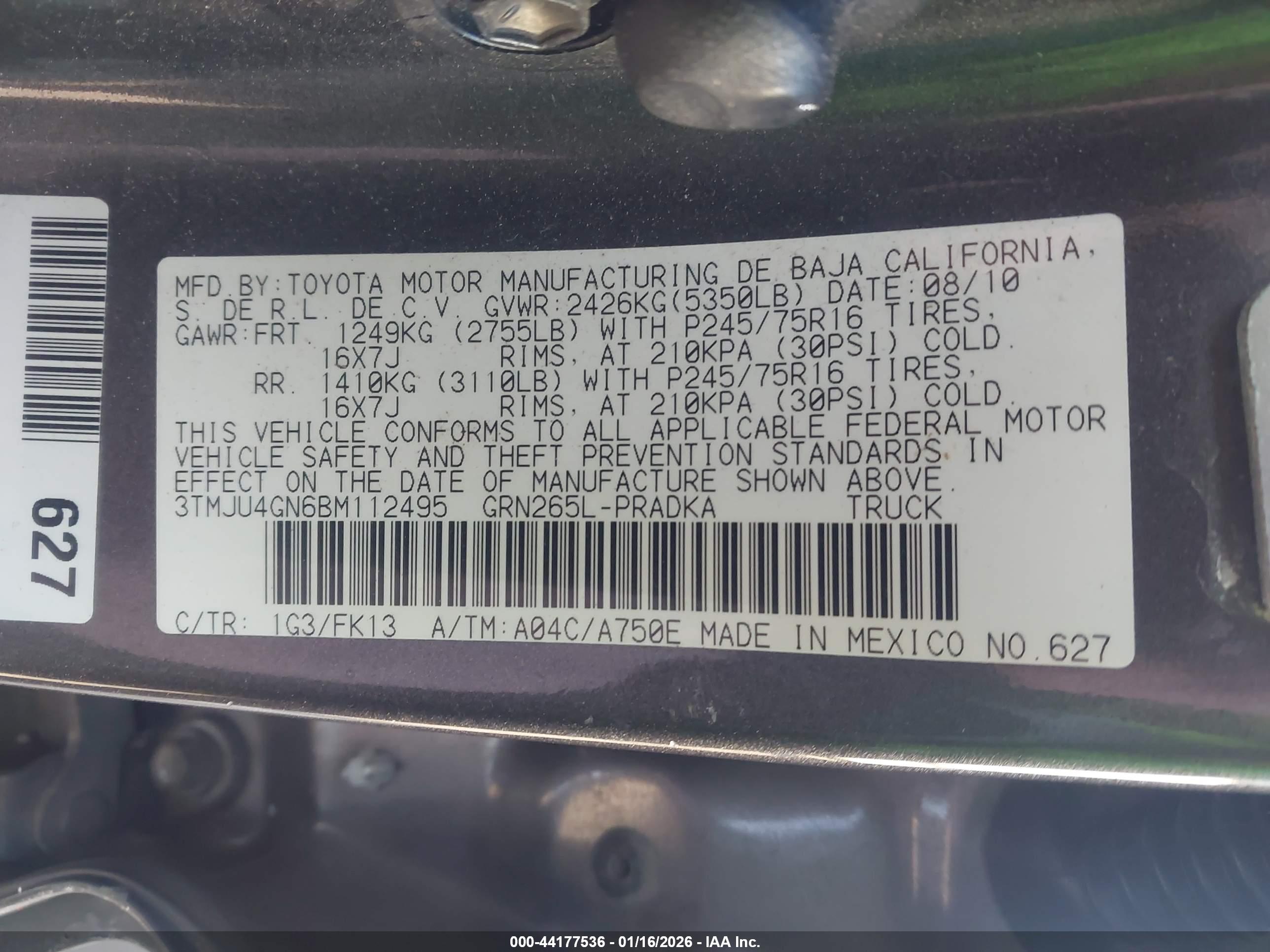 TOYOTA TACOMA image 9