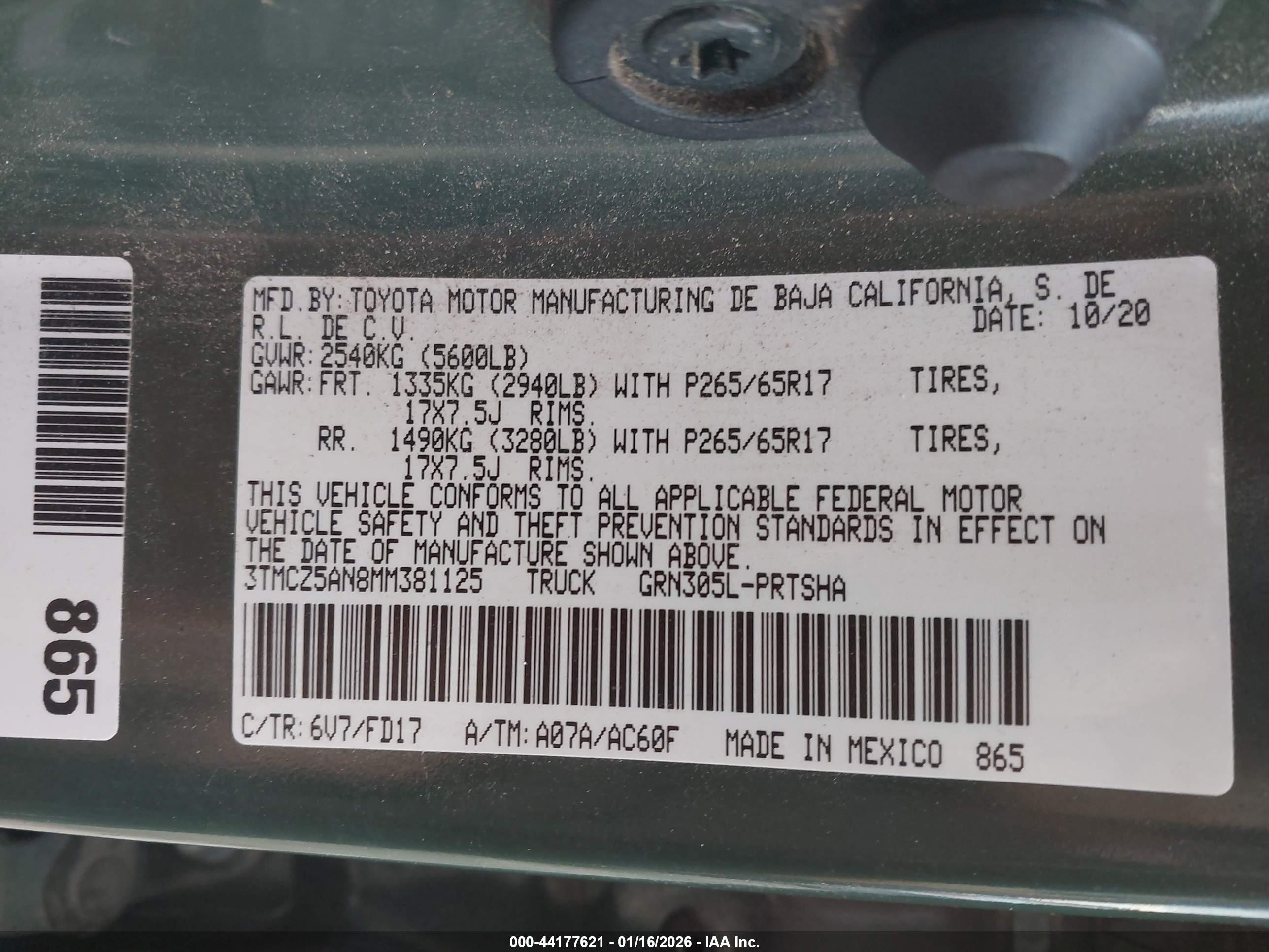 TOYOTA TACOMA image 9