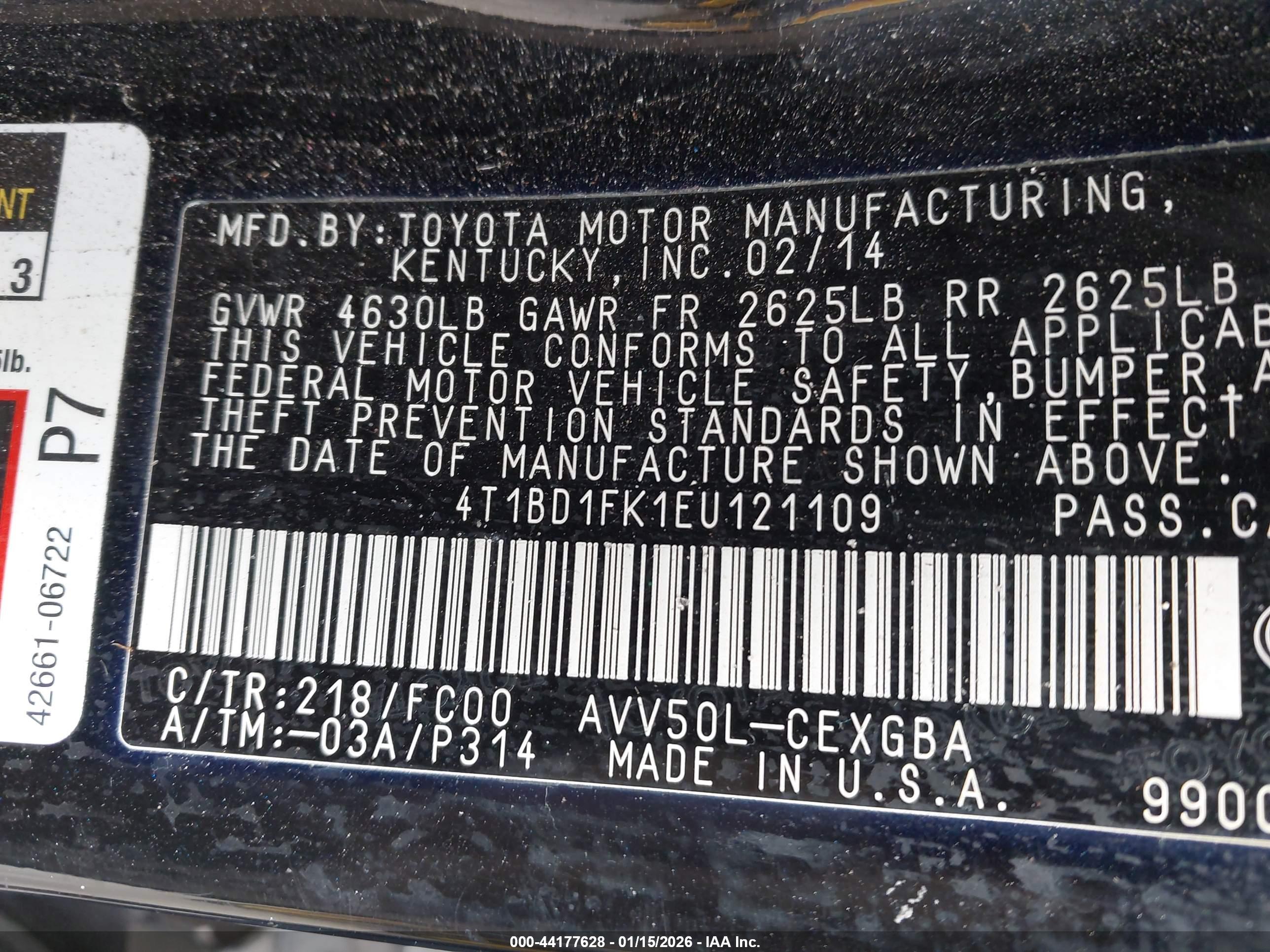 TOYOTA CAMRY image 9