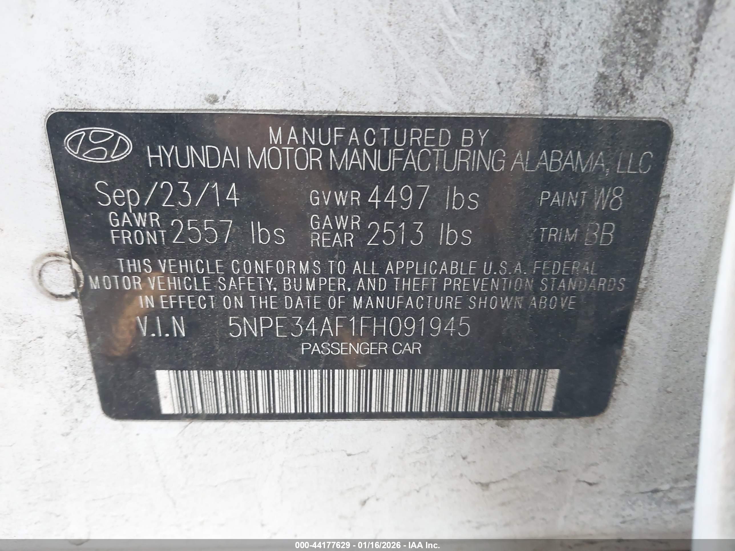 HYUNDAI SONATA image 9