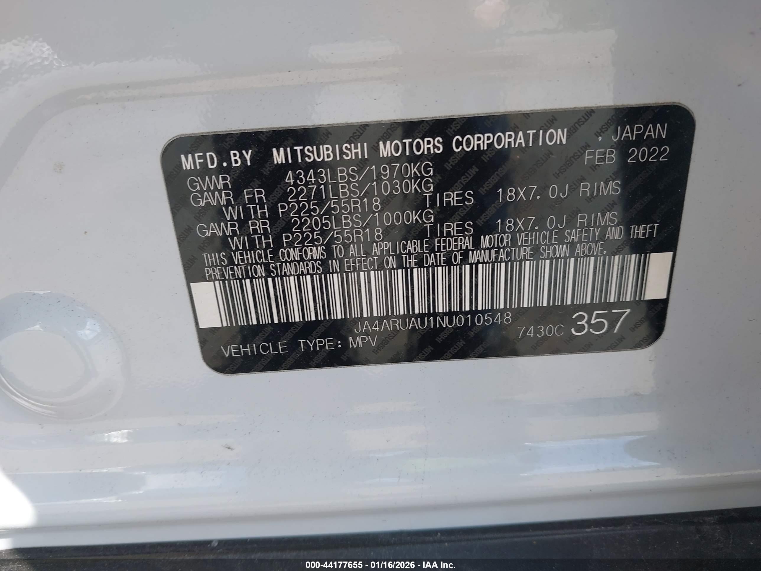 MITSUBISHI OUTLANDER image 9