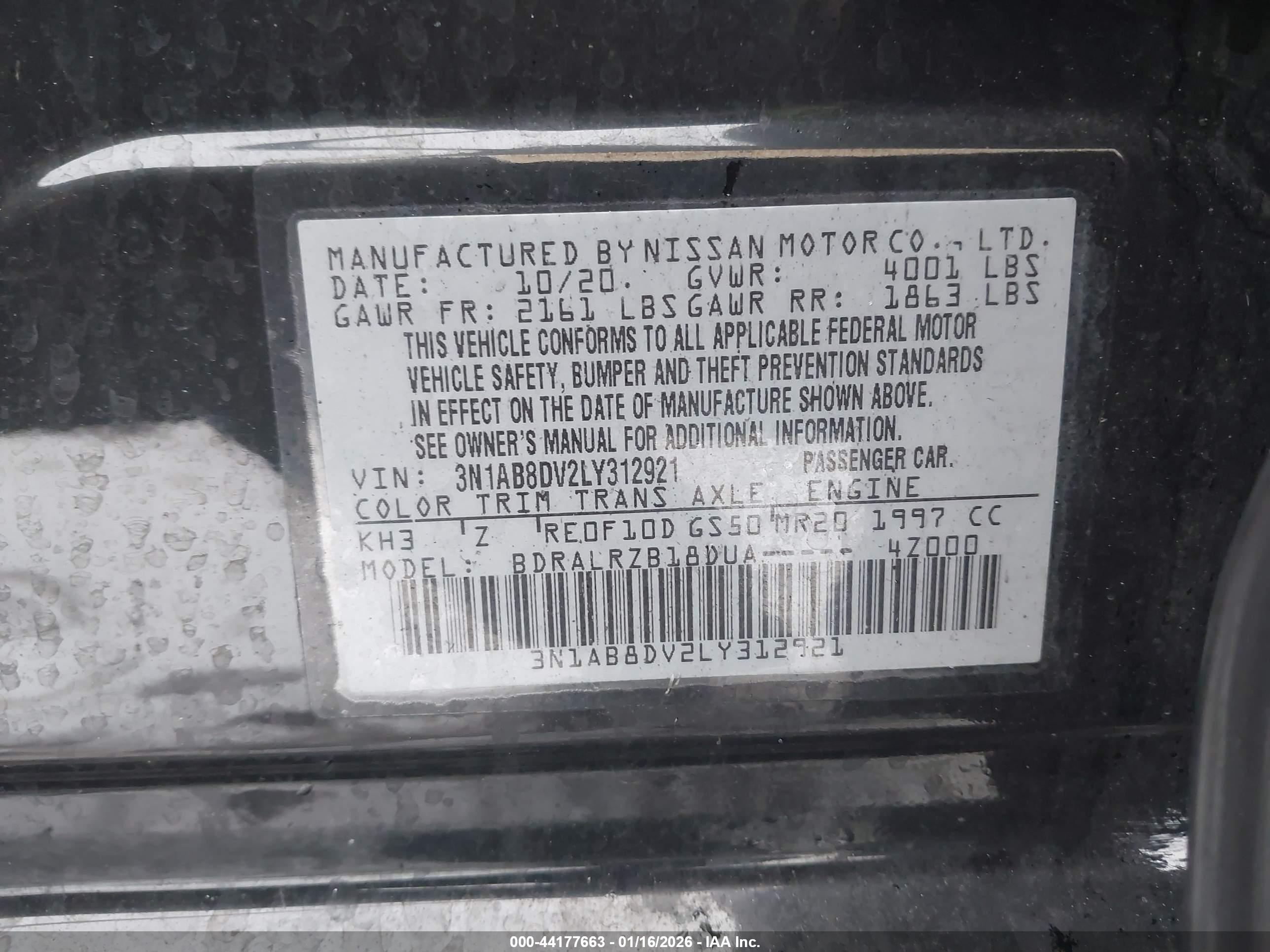 NISSAN SENTRA image 9