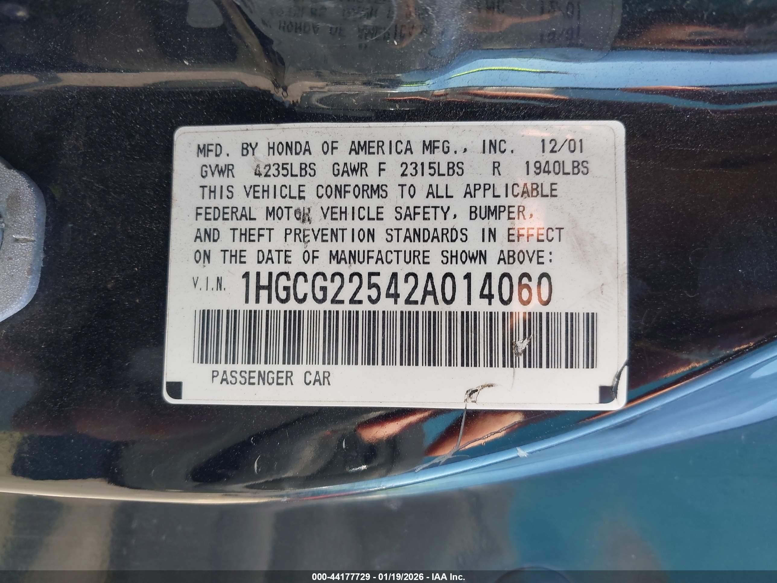 HONDA ACCORD image 9