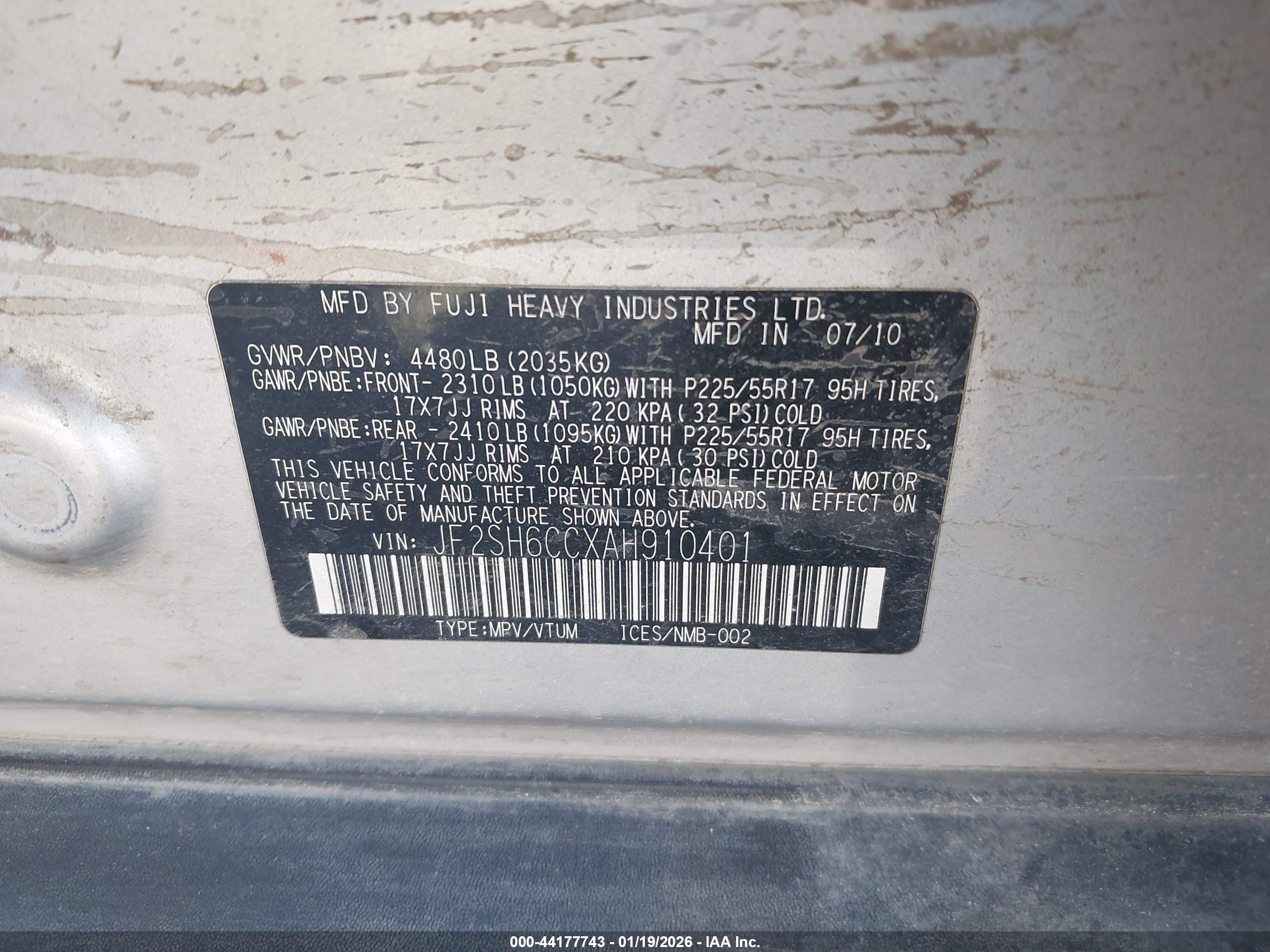 SUBARU FORESTER image 9