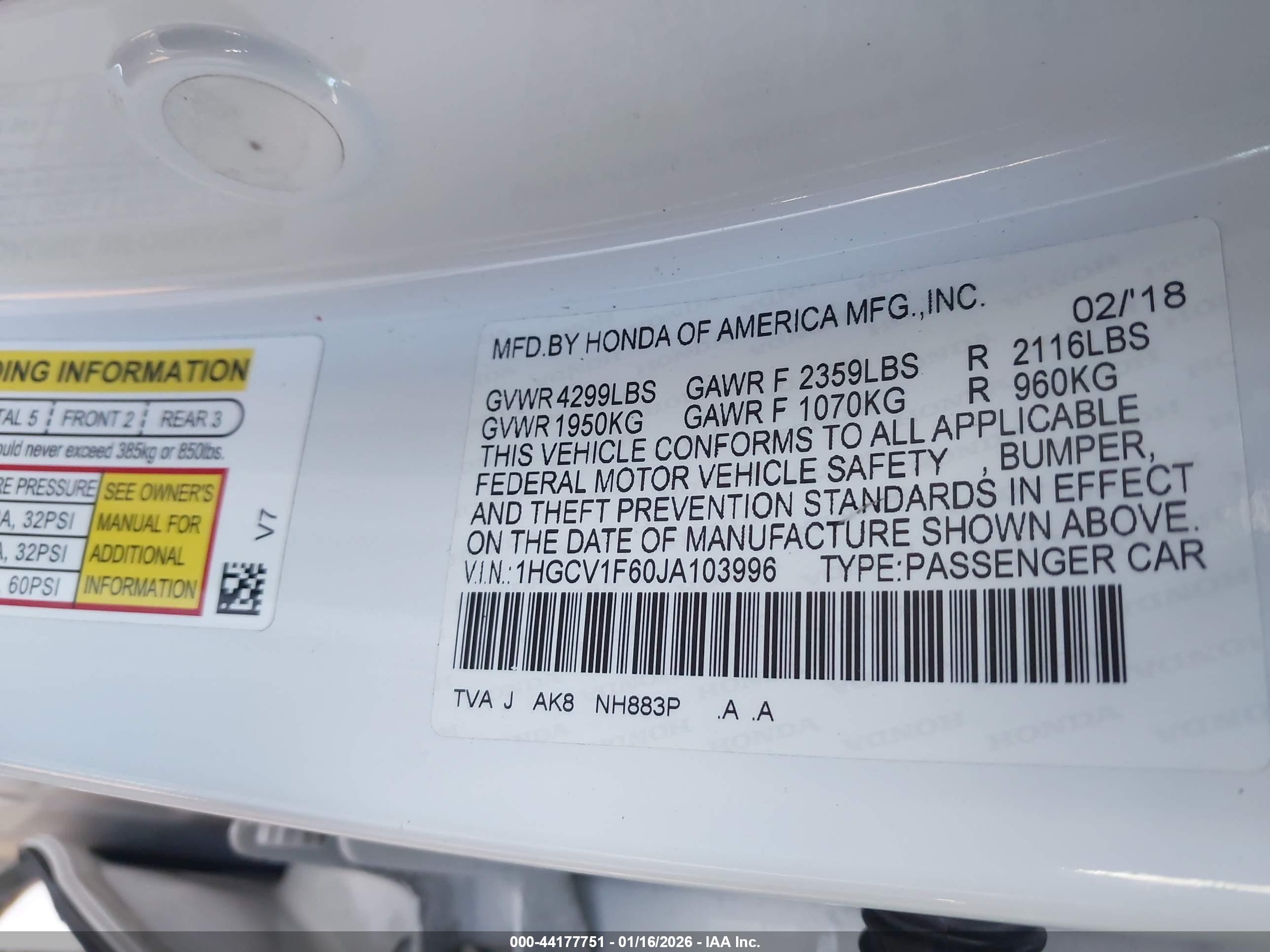 HONDA ACCORD image 9
