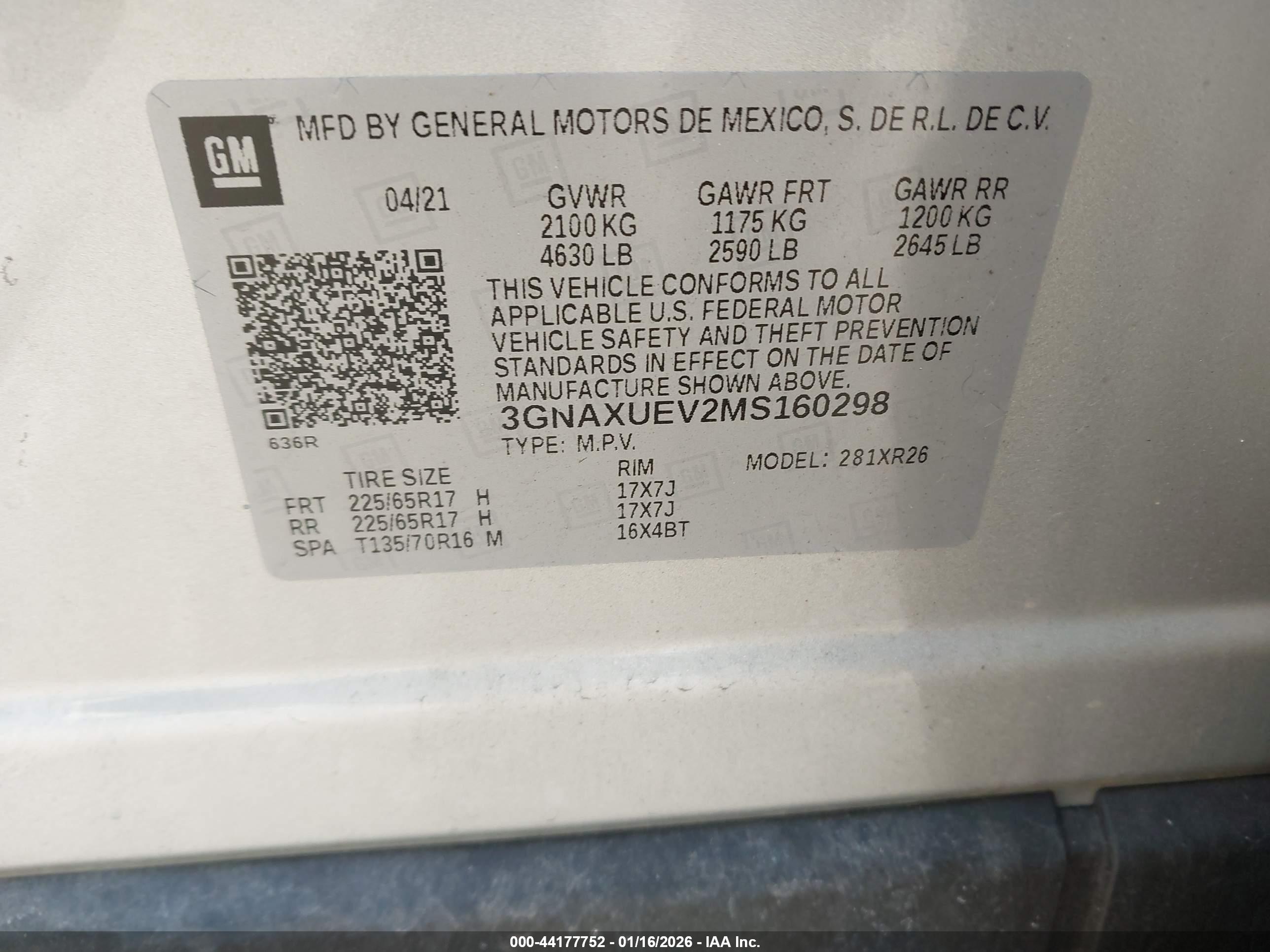CHEVROLET EQUINOX image 9