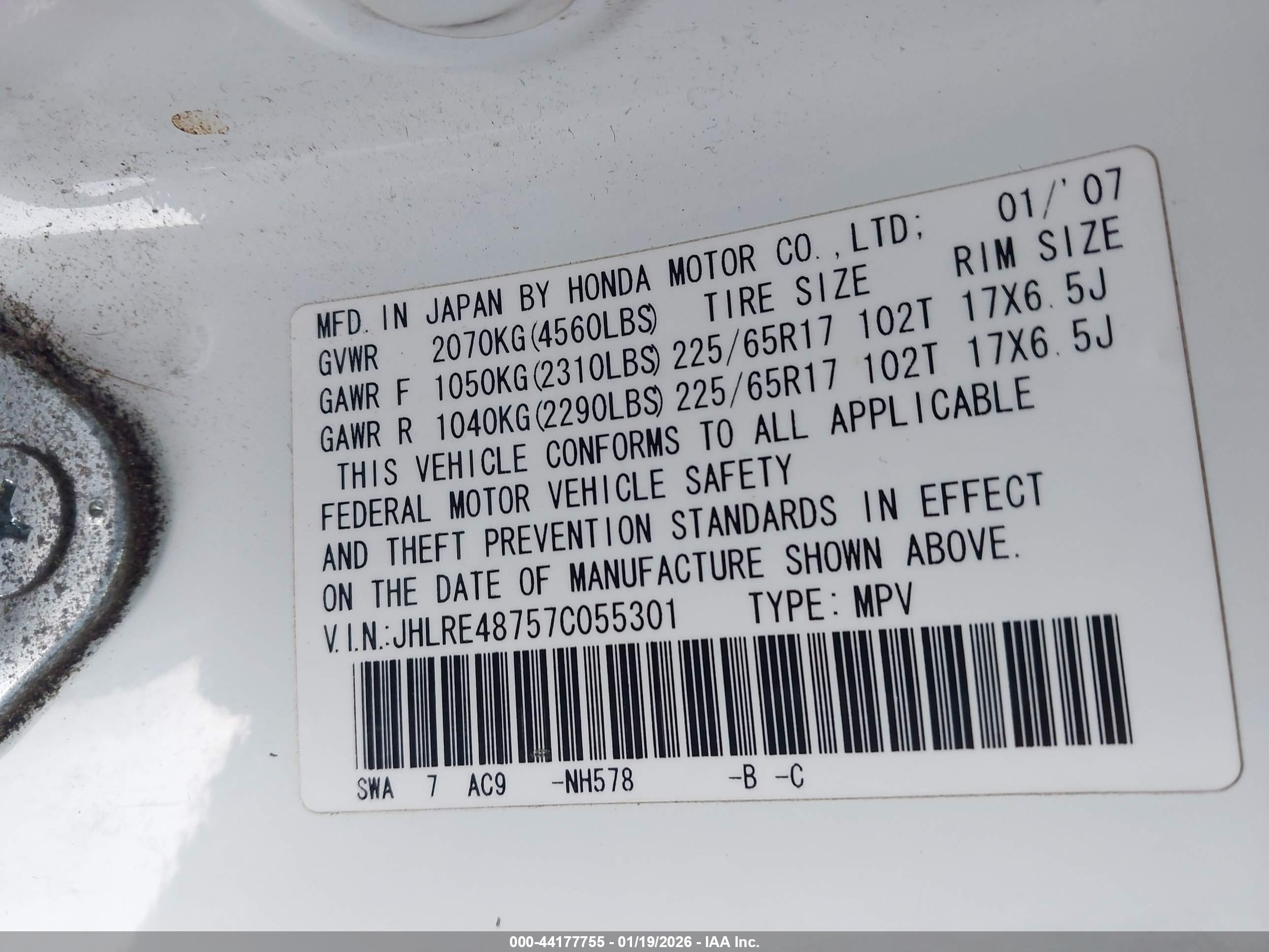 HONDA CR-V image 9