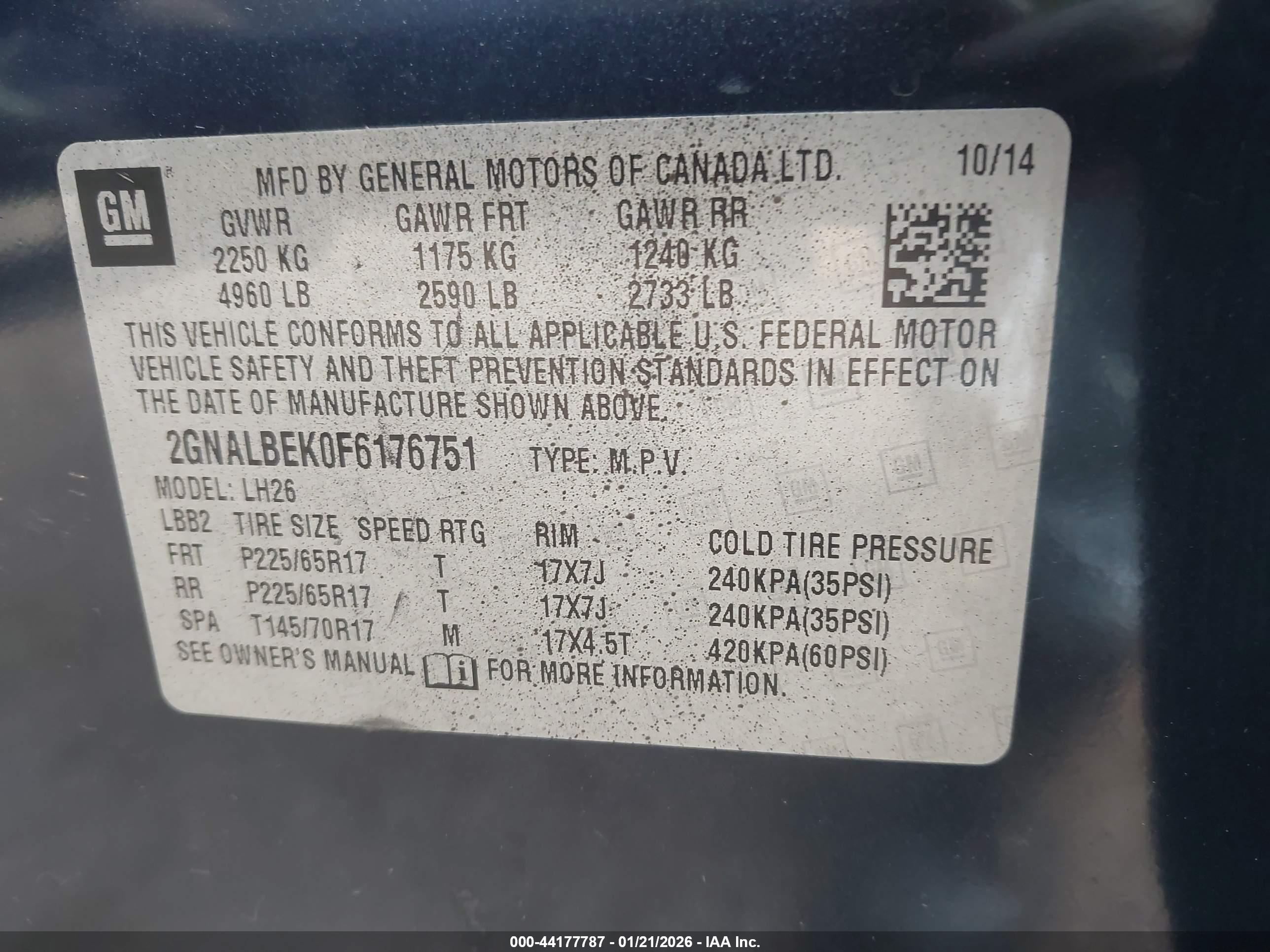 CHEVROLET EQUINOX image 9