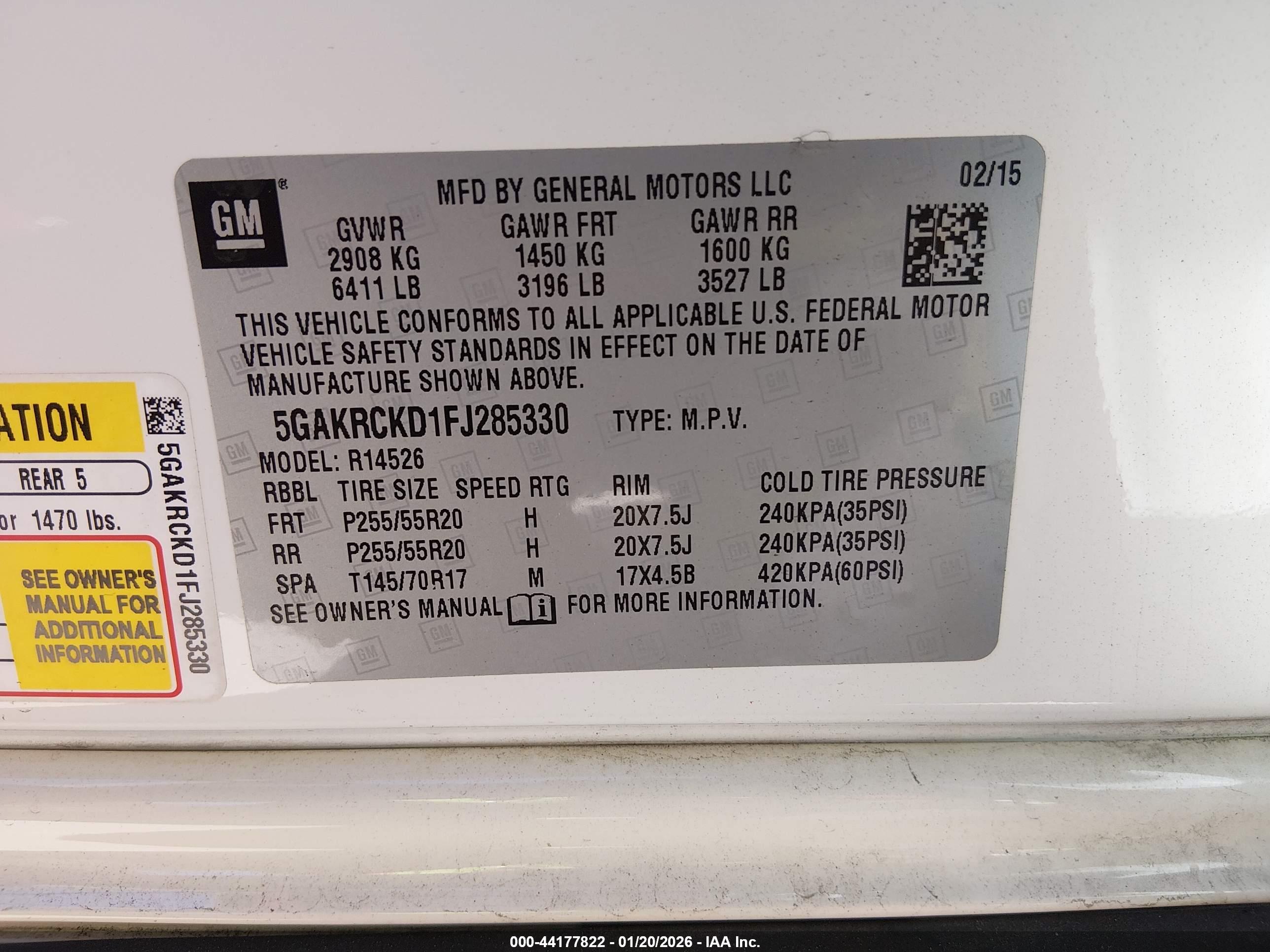 BUICK ENCLAVE image 9