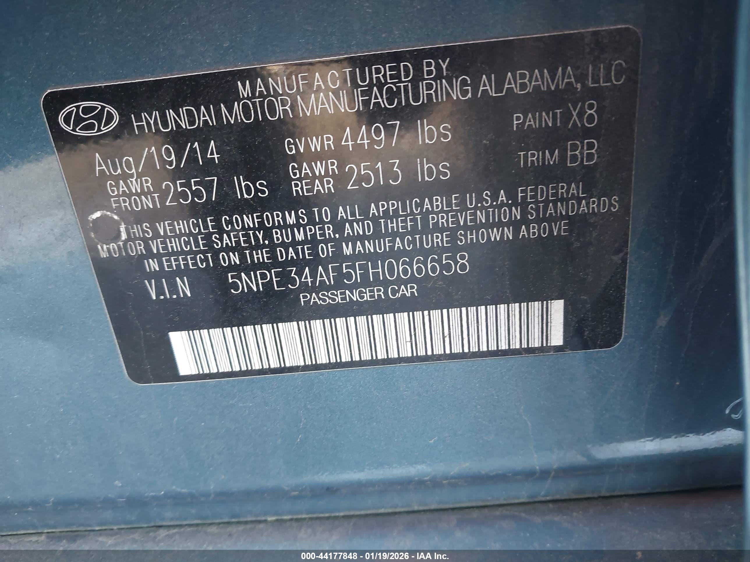HYUNDAI SONATA image 9
