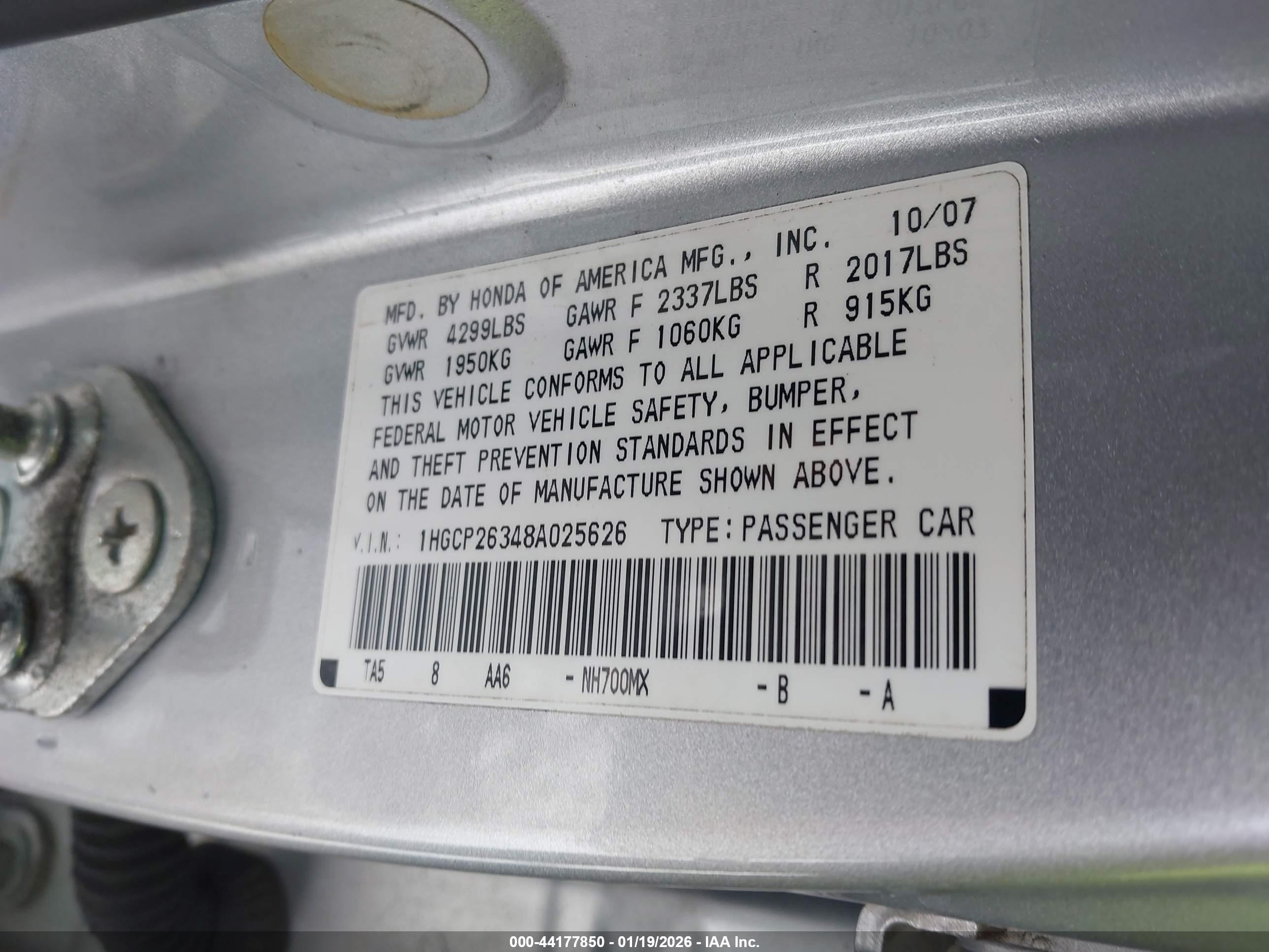HONDA ACCORD image 9