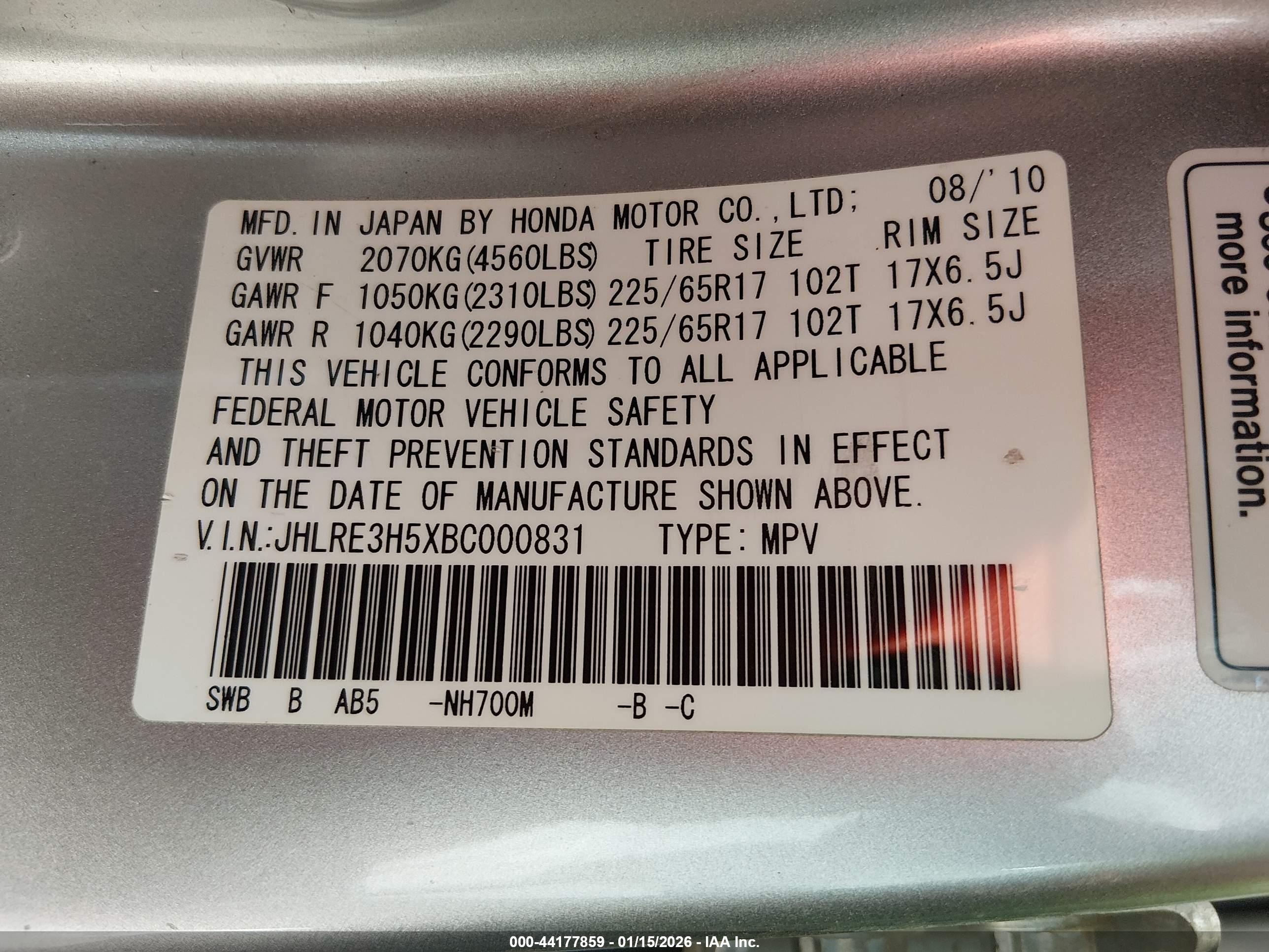 HONDA CR-V image 9