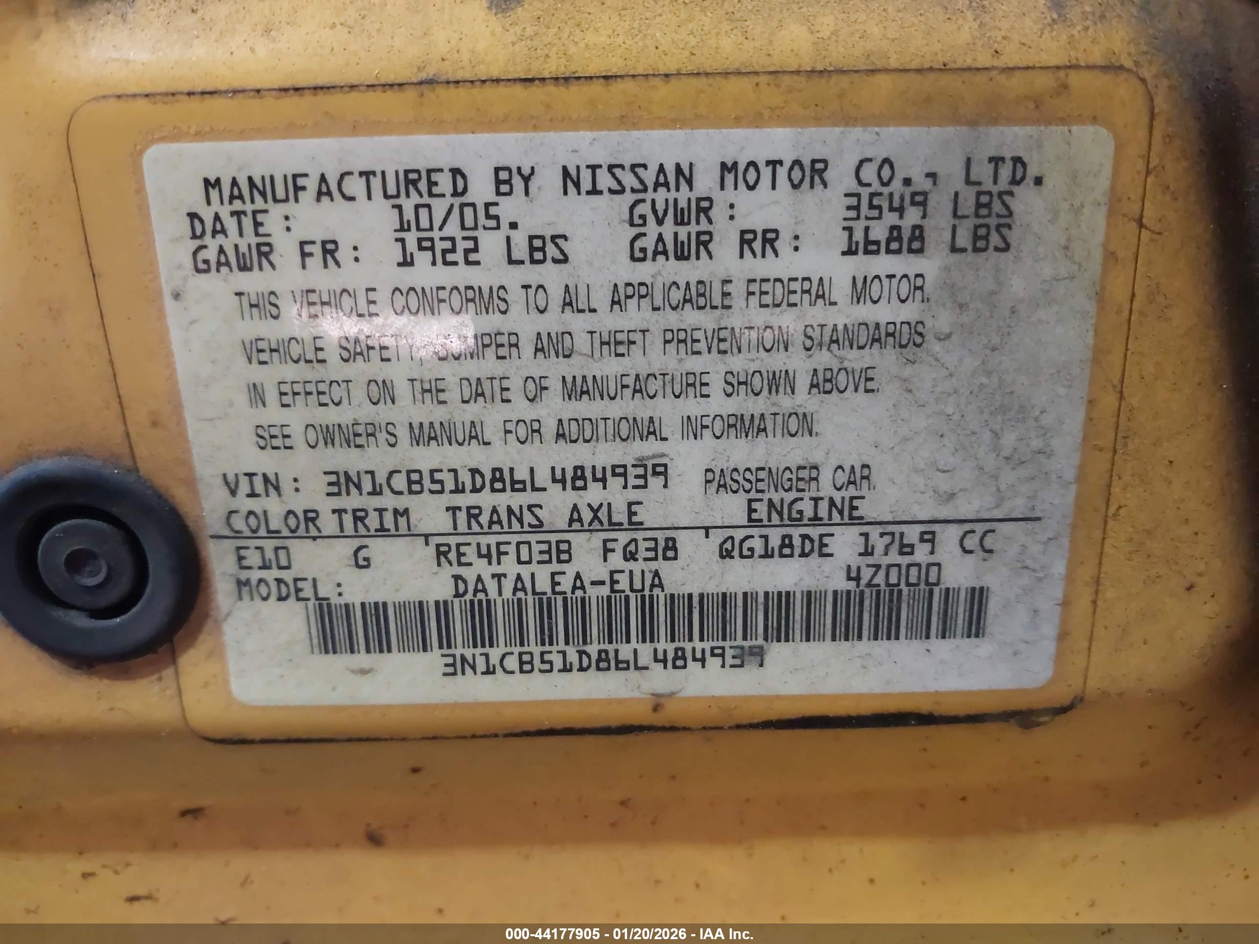 NISSAN SENTRA image 9