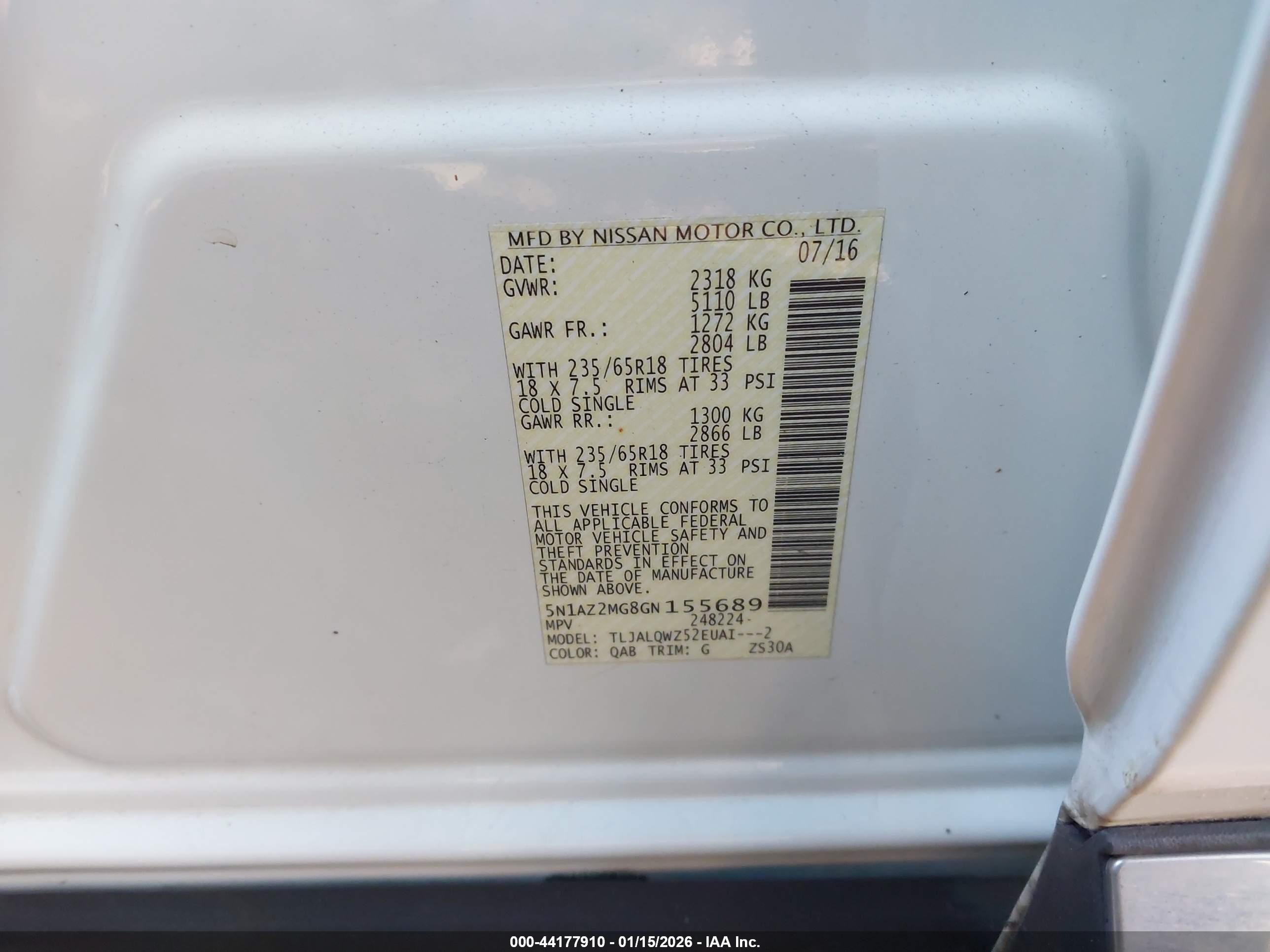 NISSAN MURANO image 9