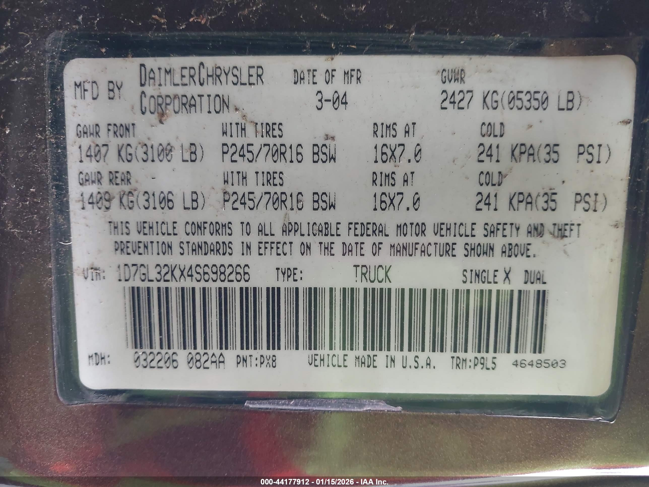DODGE DAKOTA image 9