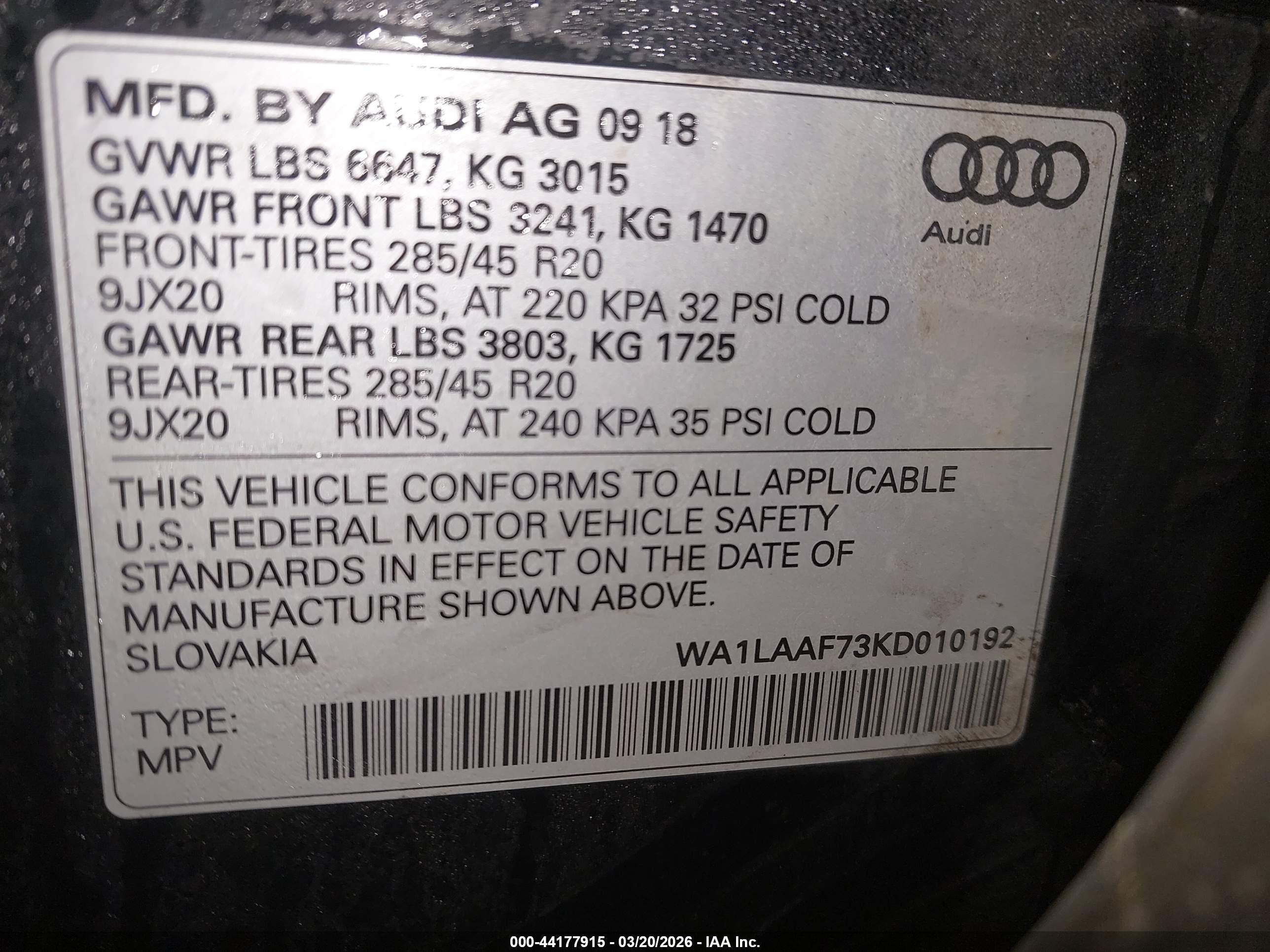 AUDI Q7 image 9