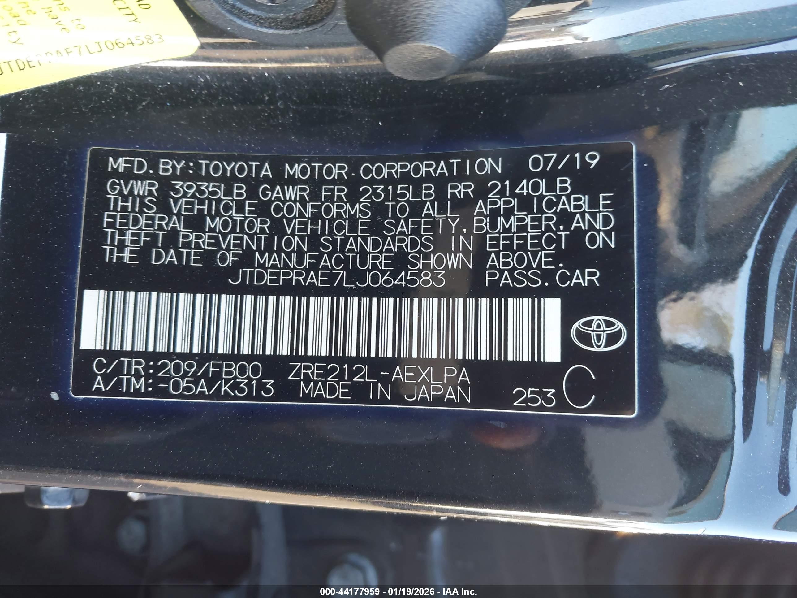 TOYOTA COROLLA image 9
