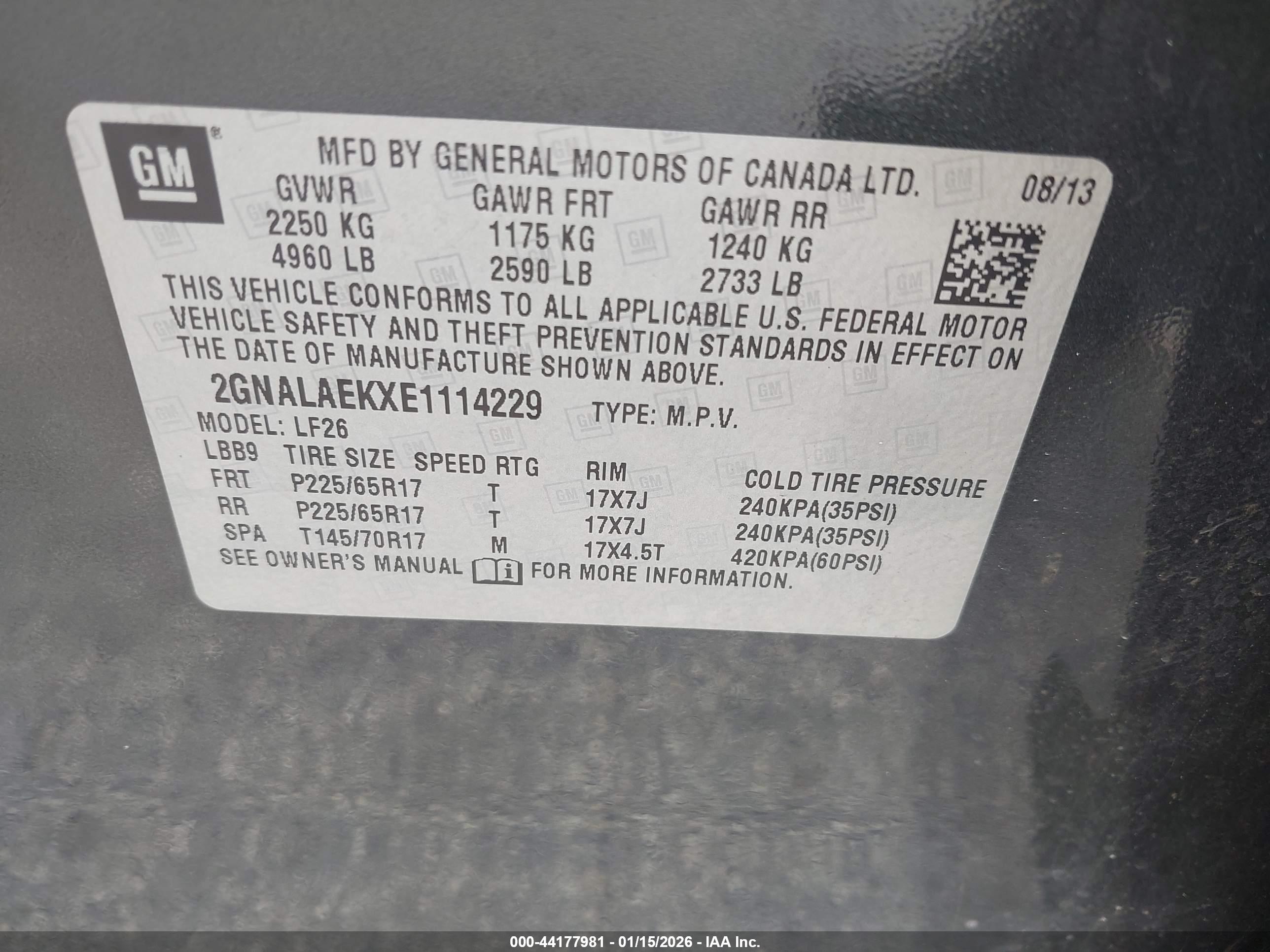CHEVROLET EQUINOX image 9