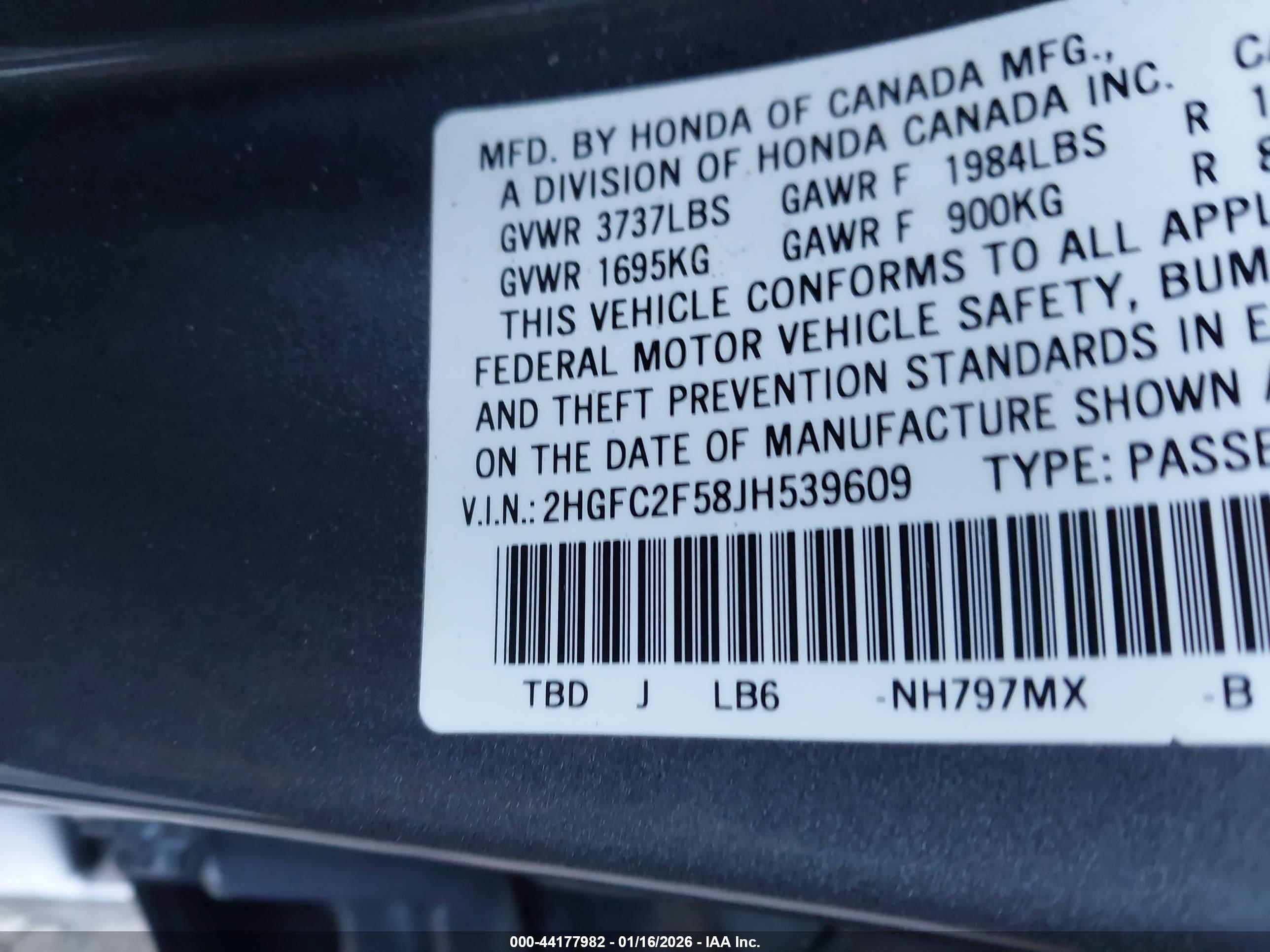 HONDA CIVIC image 9