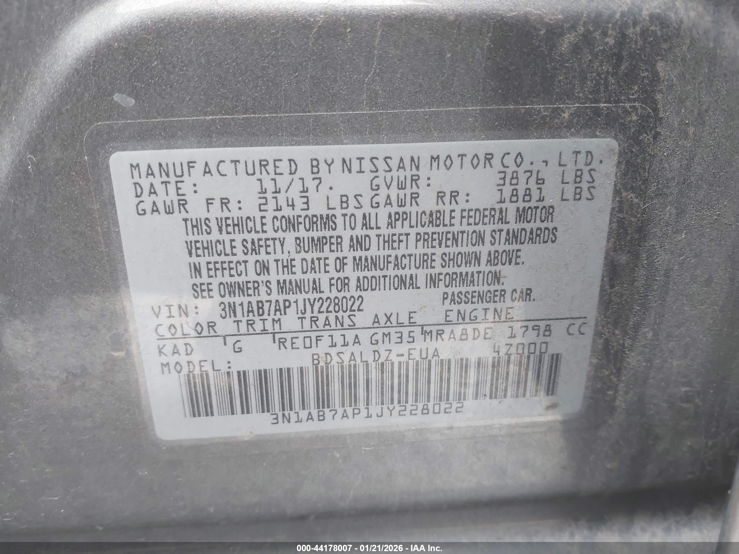 NISSAN SENTRA image 9