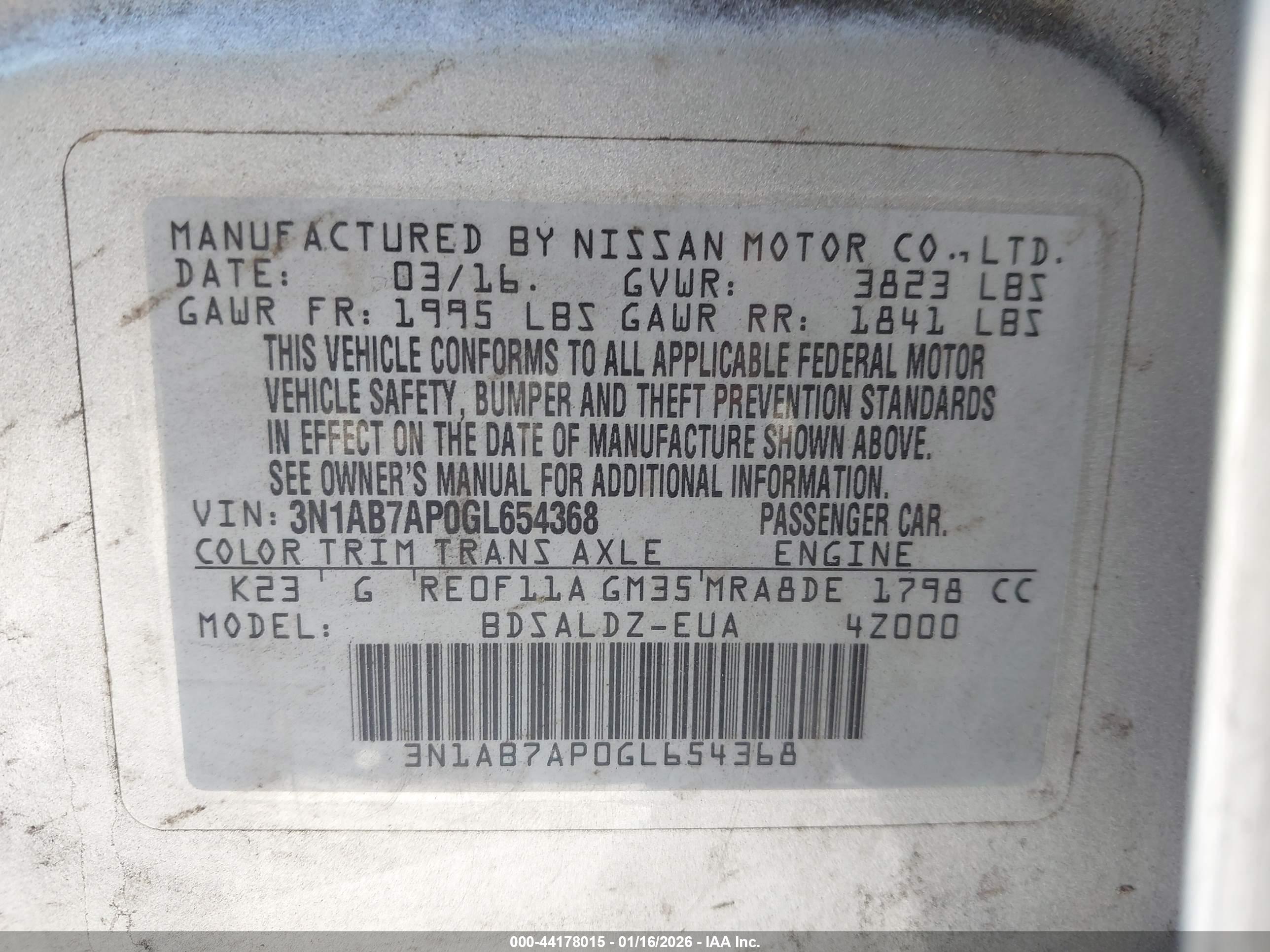 NISSAN SENTRA image 9