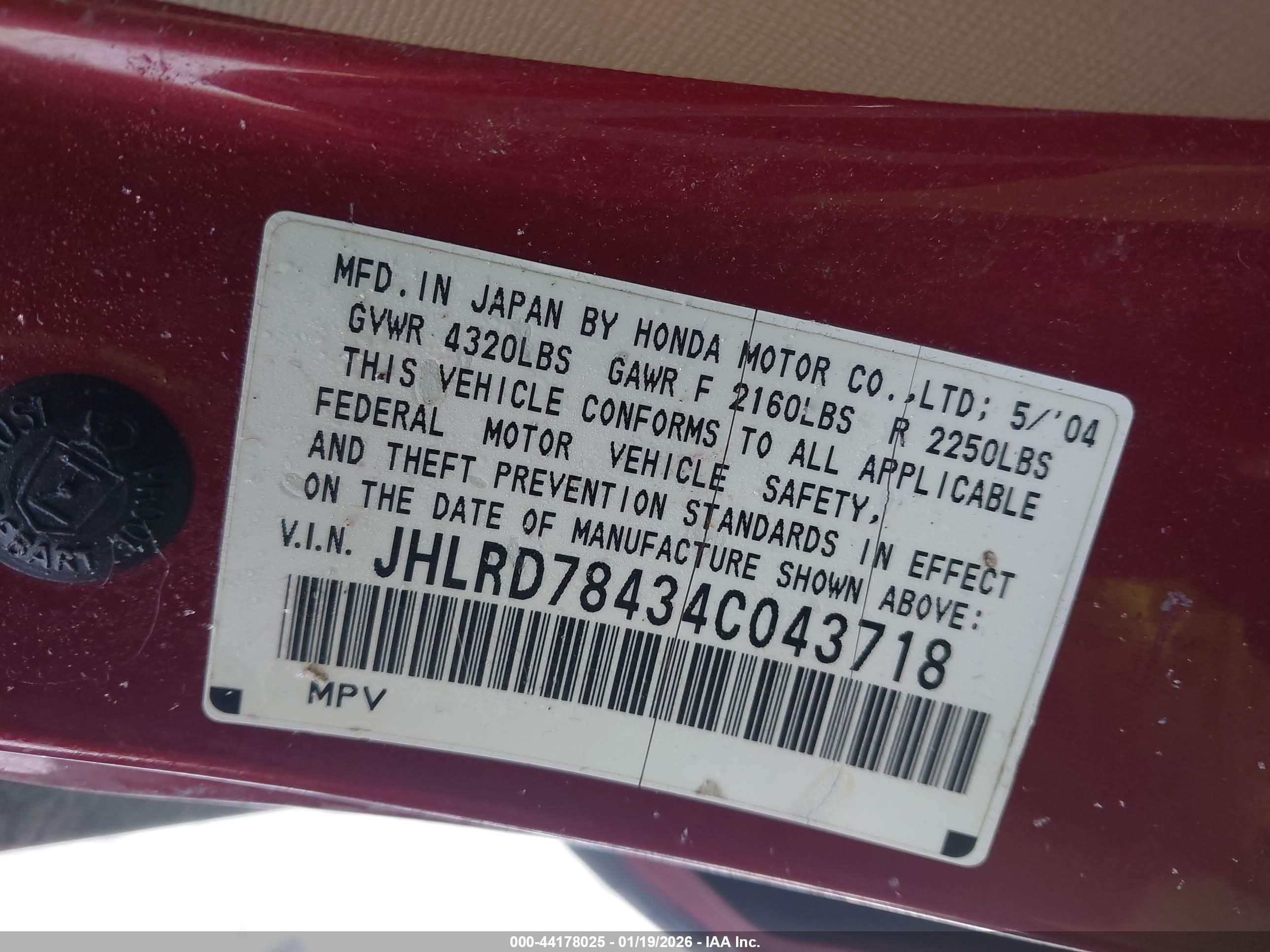 HONDA CR-V image 9