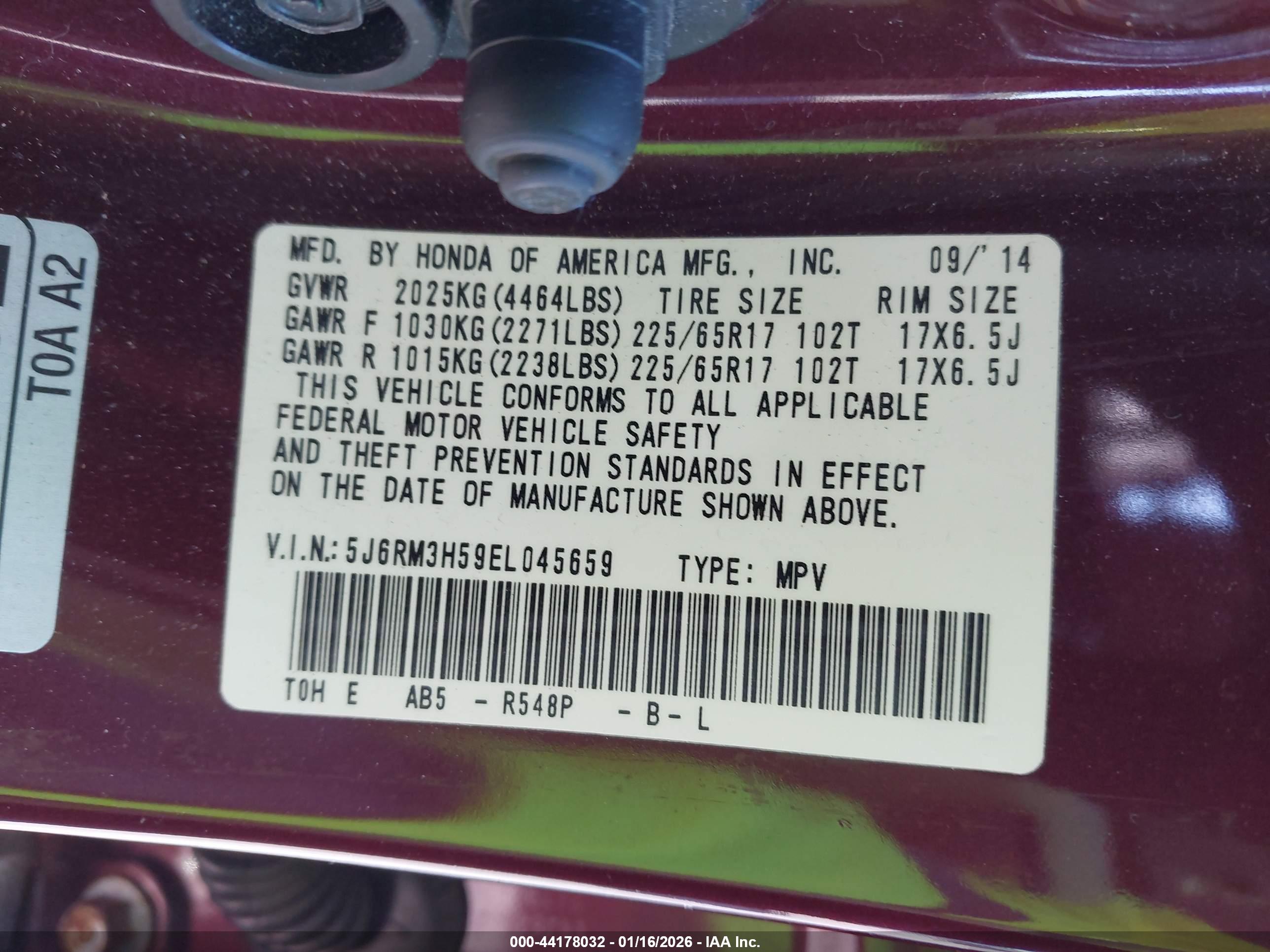 HONDA CR-V image 9