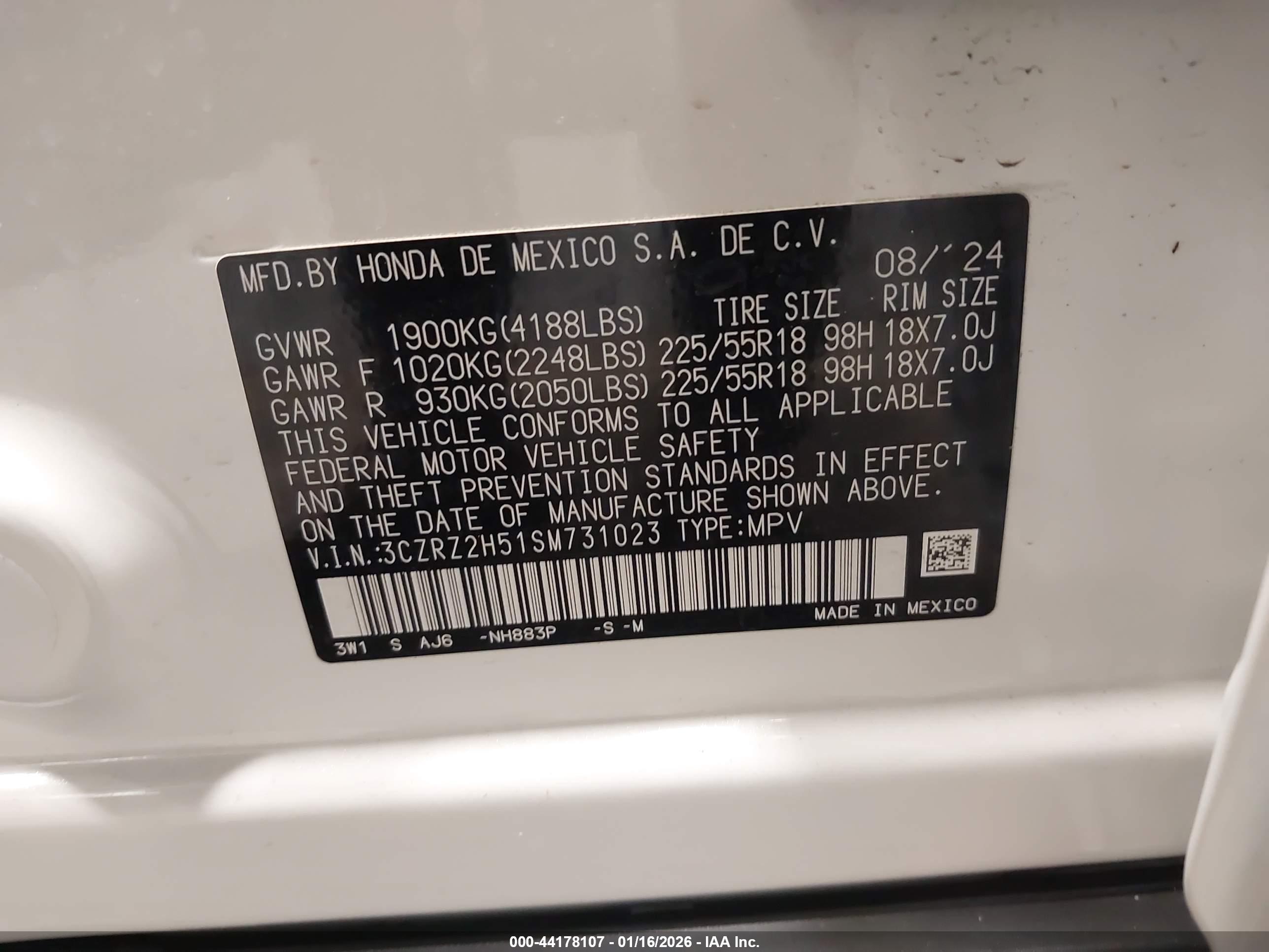 HONDA HR-V image 9
