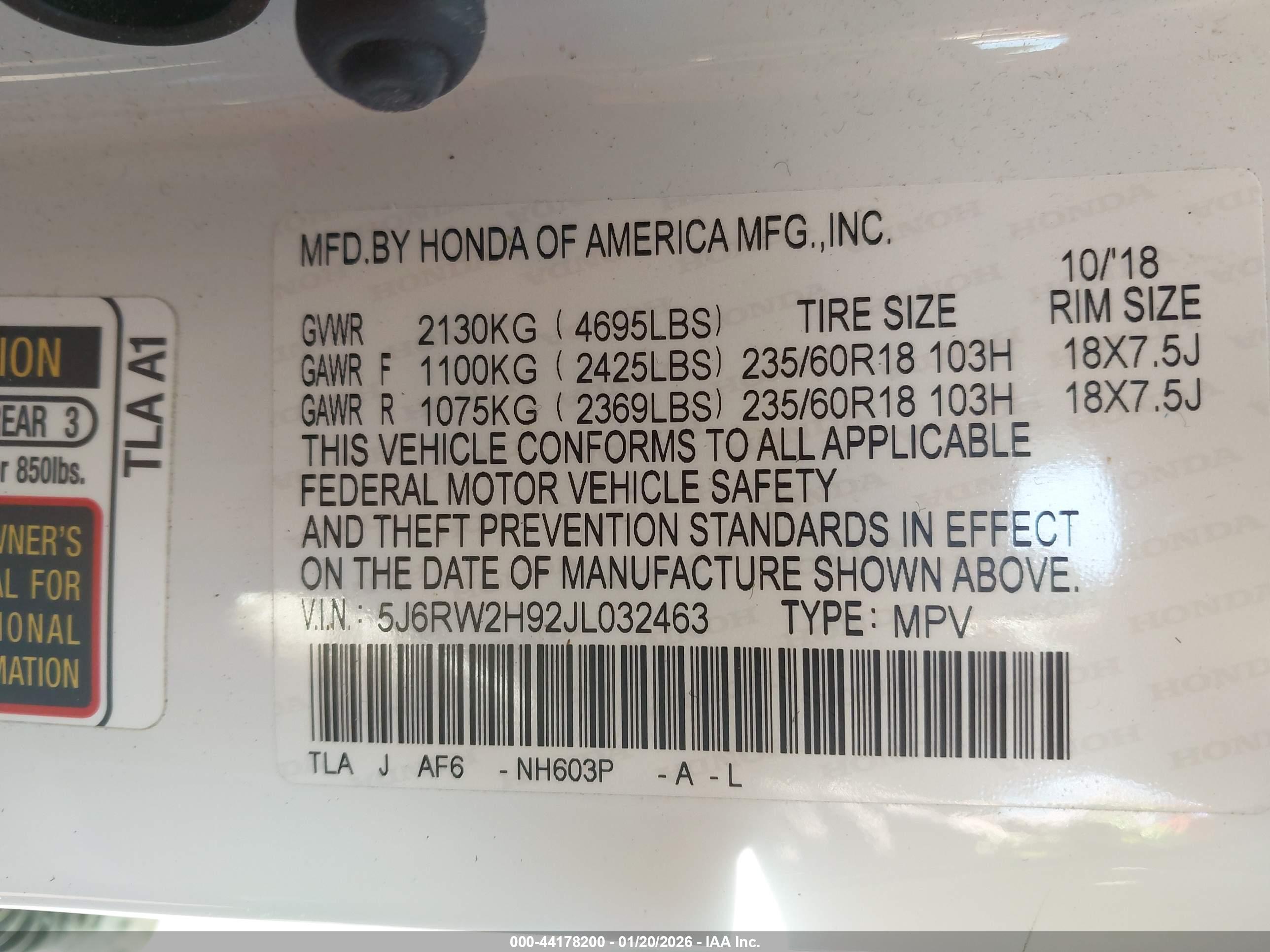 HONDA CR-V image 9