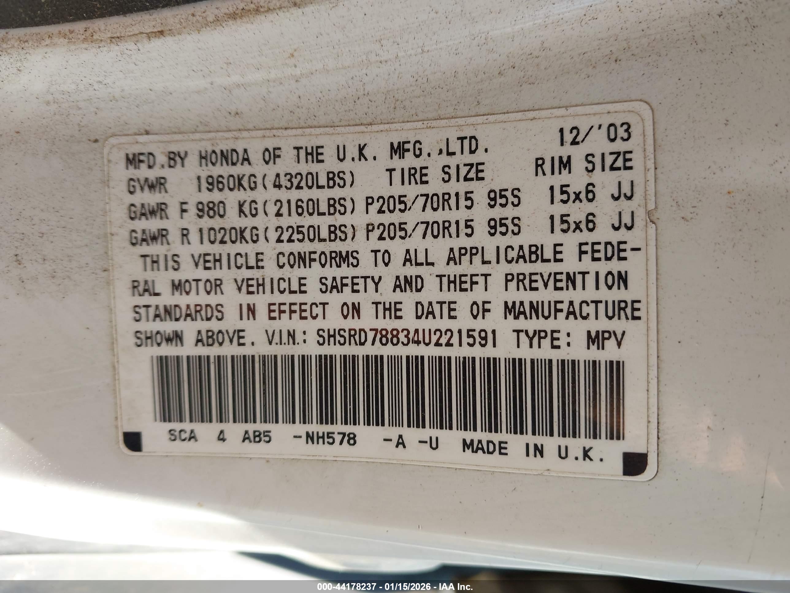 HONDA CR-V image 9