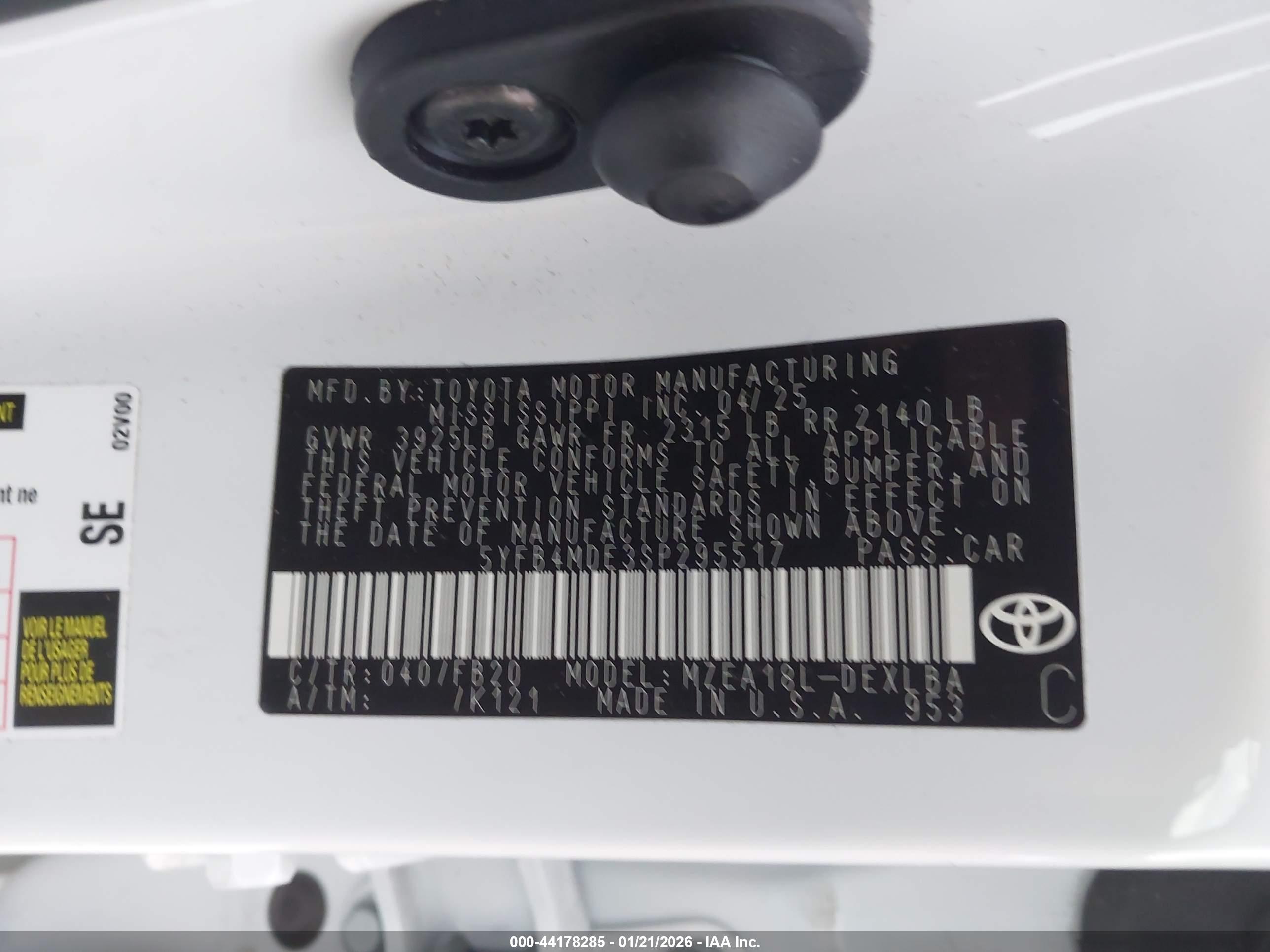 TOYOTA COROLLA image 9