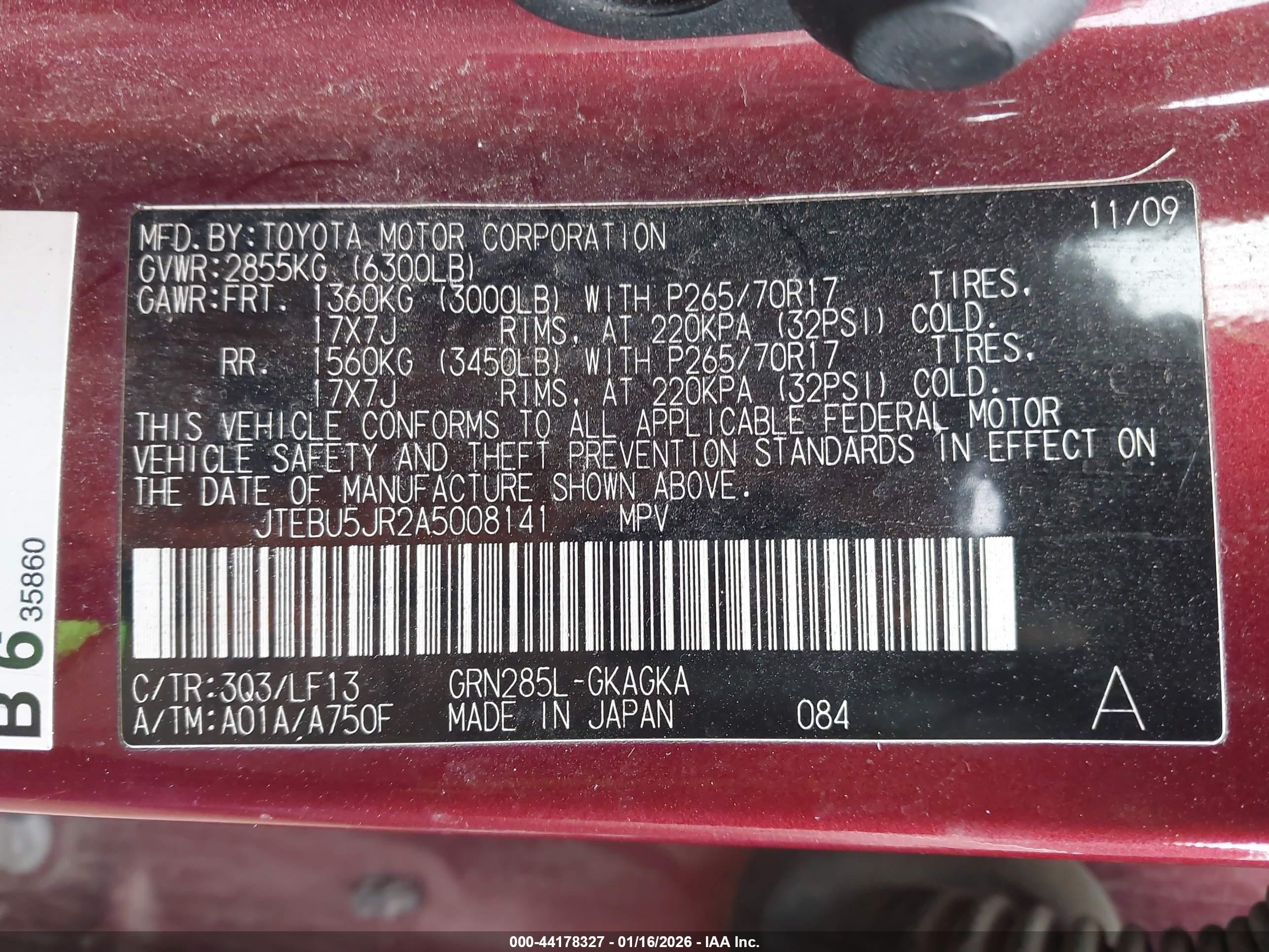 TOYOTA 4RUNNER image 9