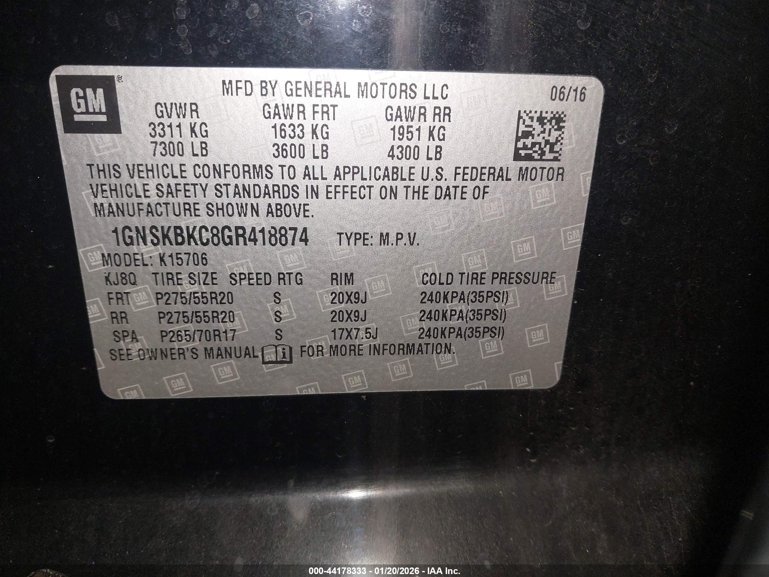 CHEVROLET TAHOE image 9