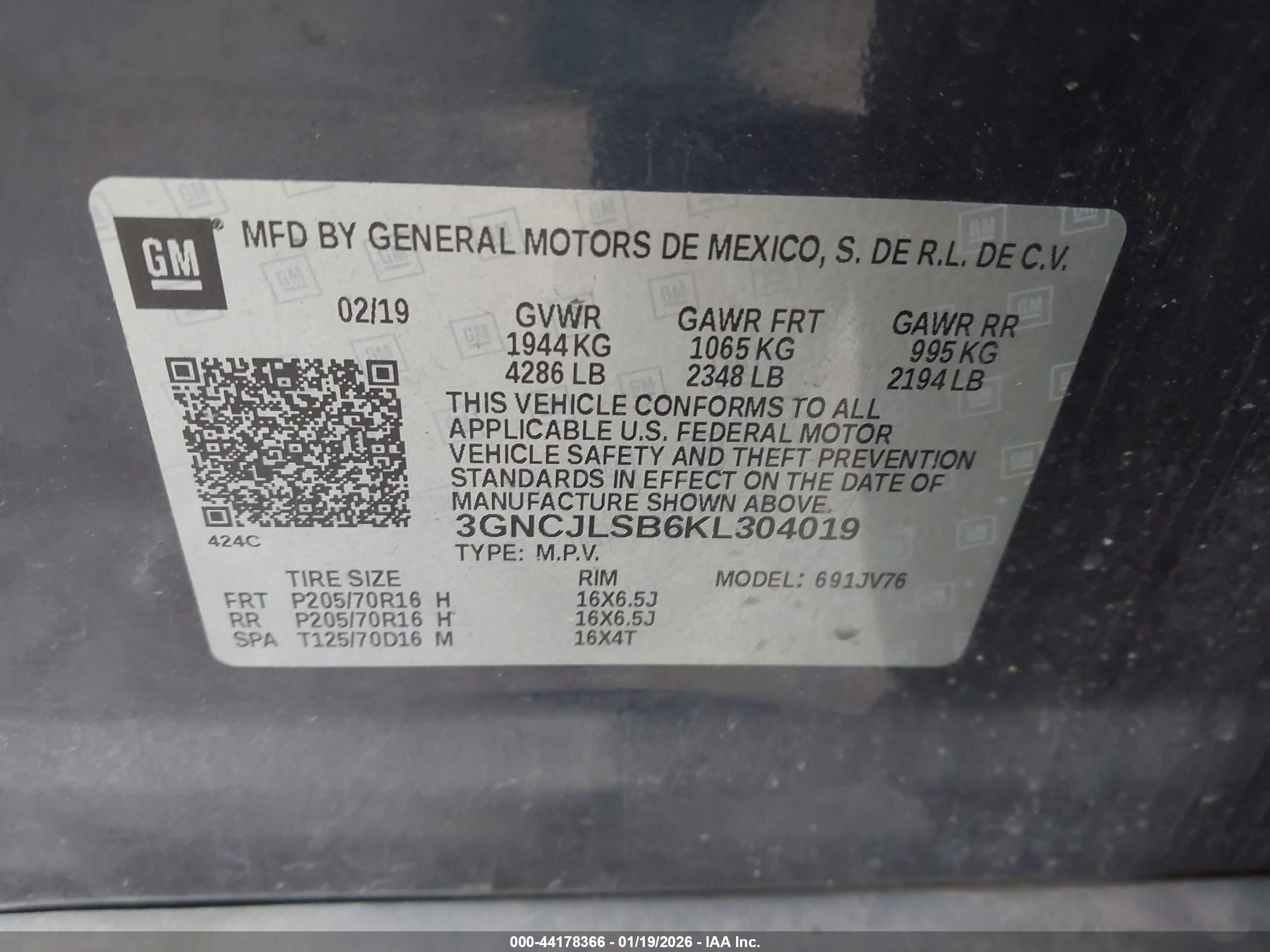 CHEVROLET TRAX image 9