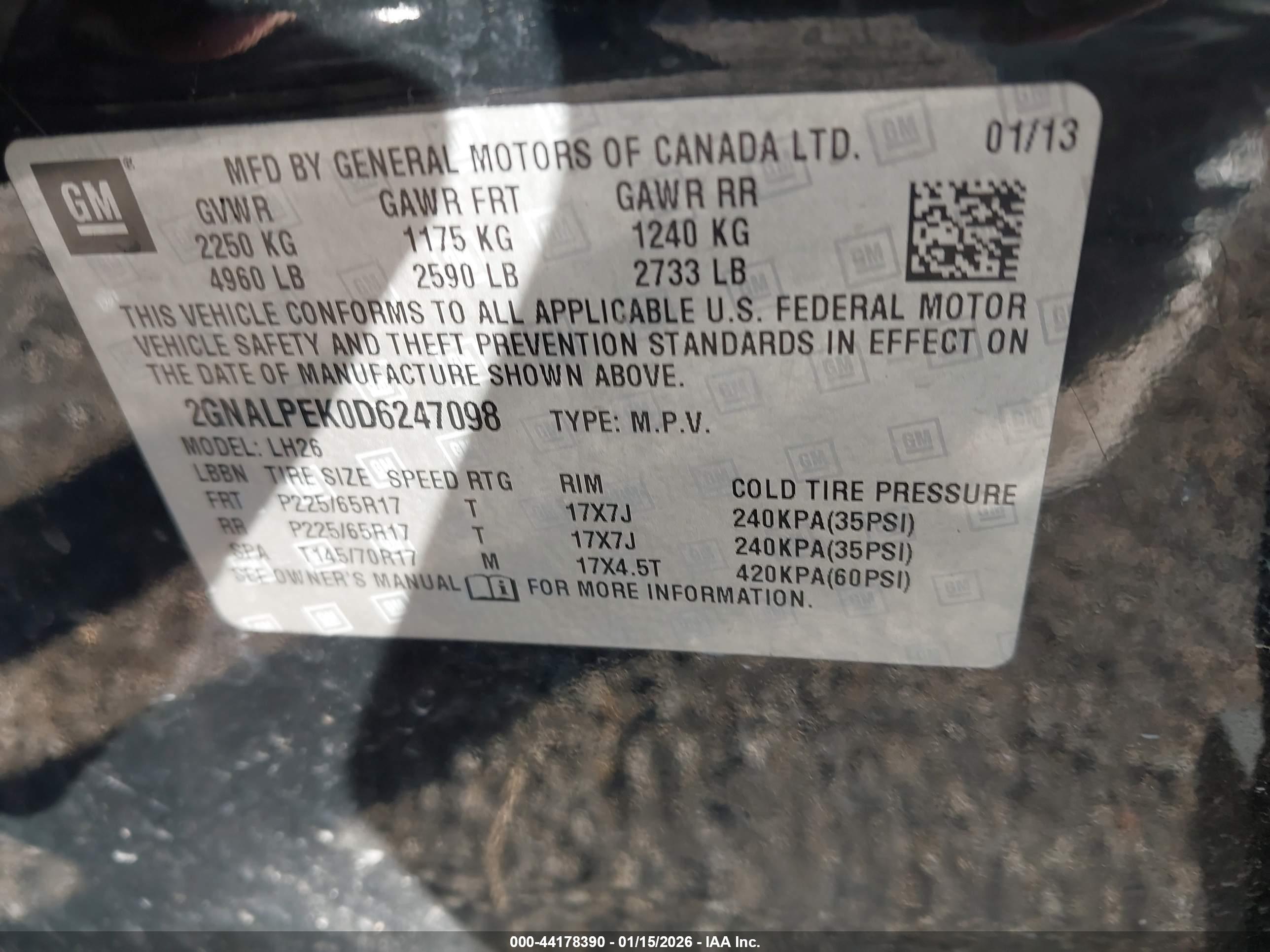 CHEVROLET EQUINOX image 9
