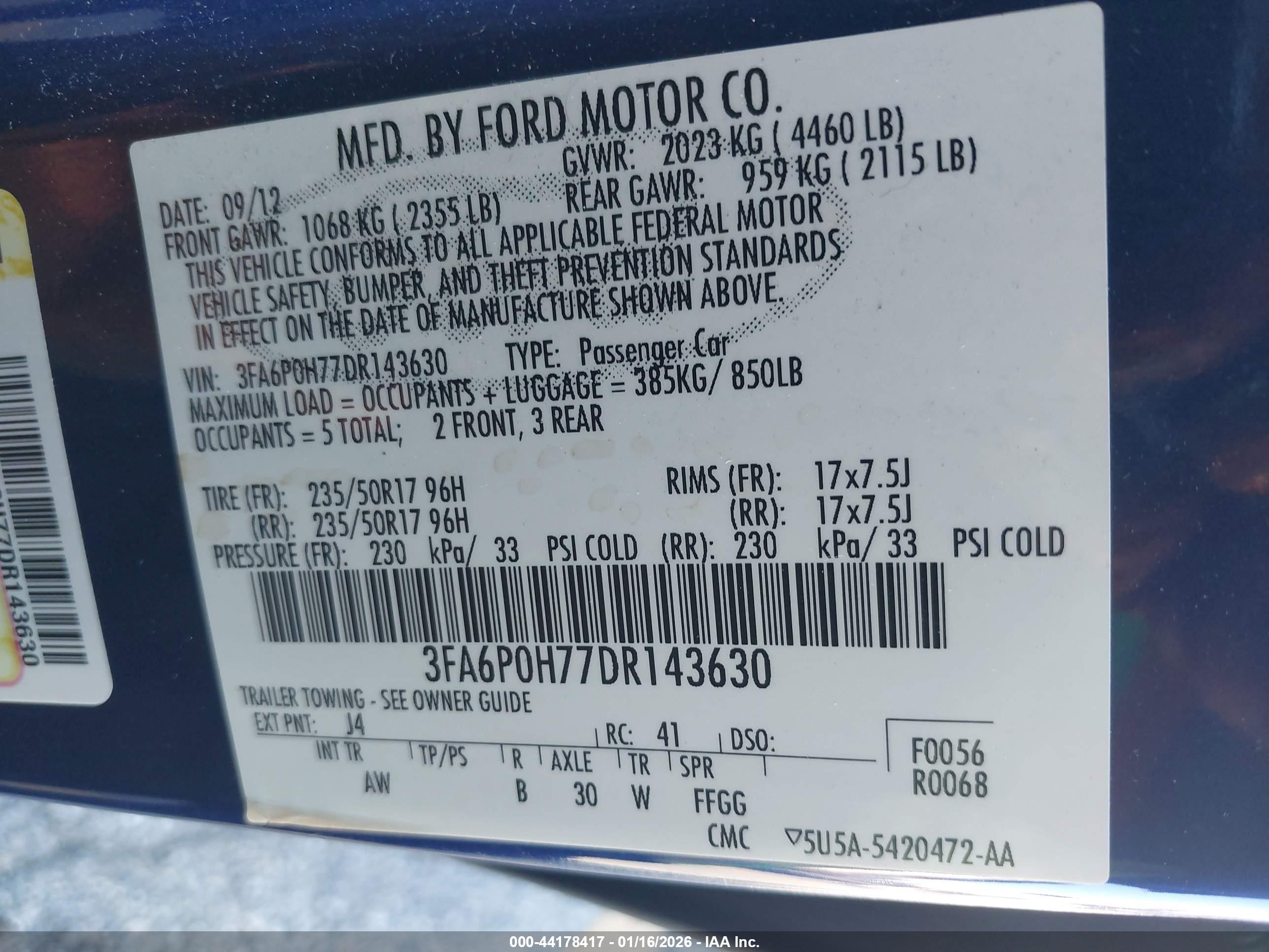 FORD FUSION image 9