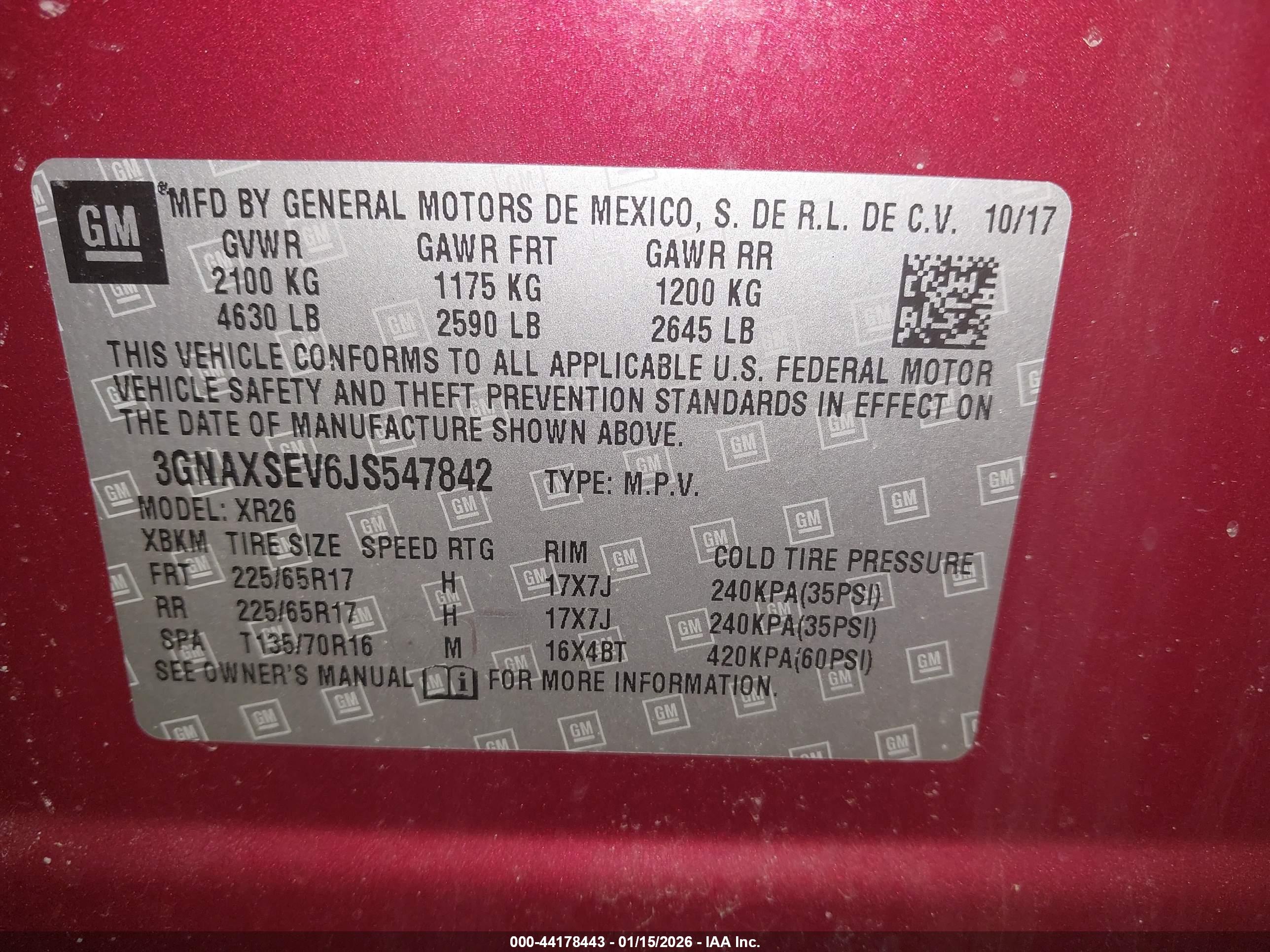 CHEVROLET EQUINOX image 9