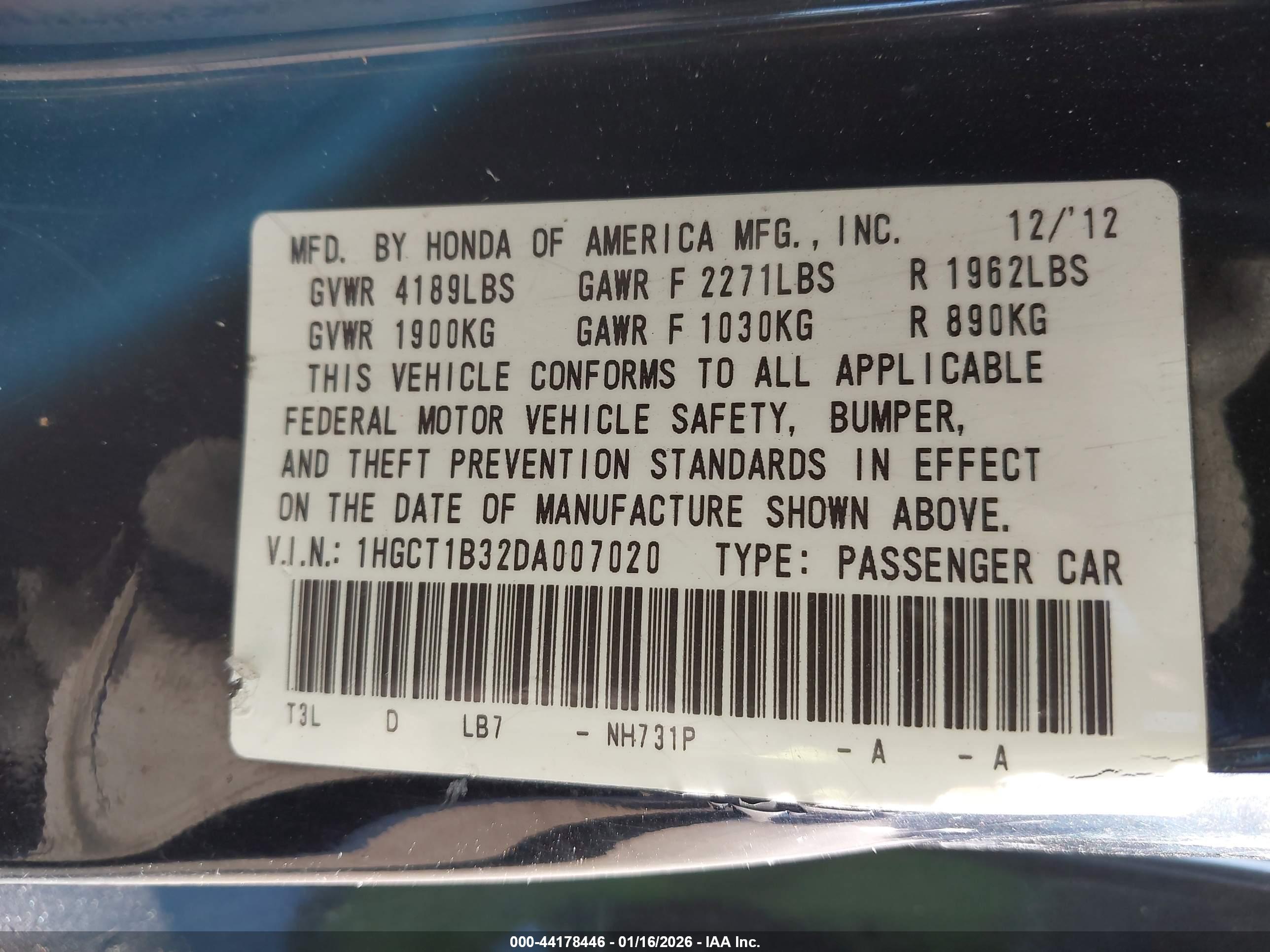 HONDA ACCORD image 9