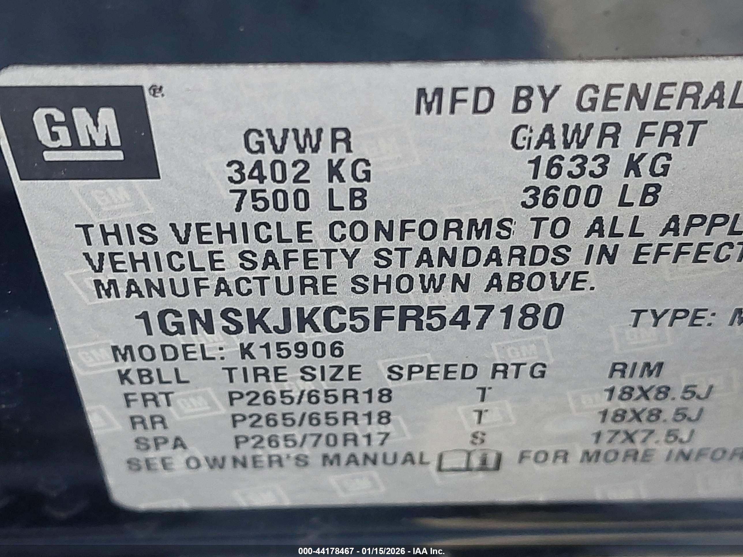 CHEVROLET SUBURBAN image 9