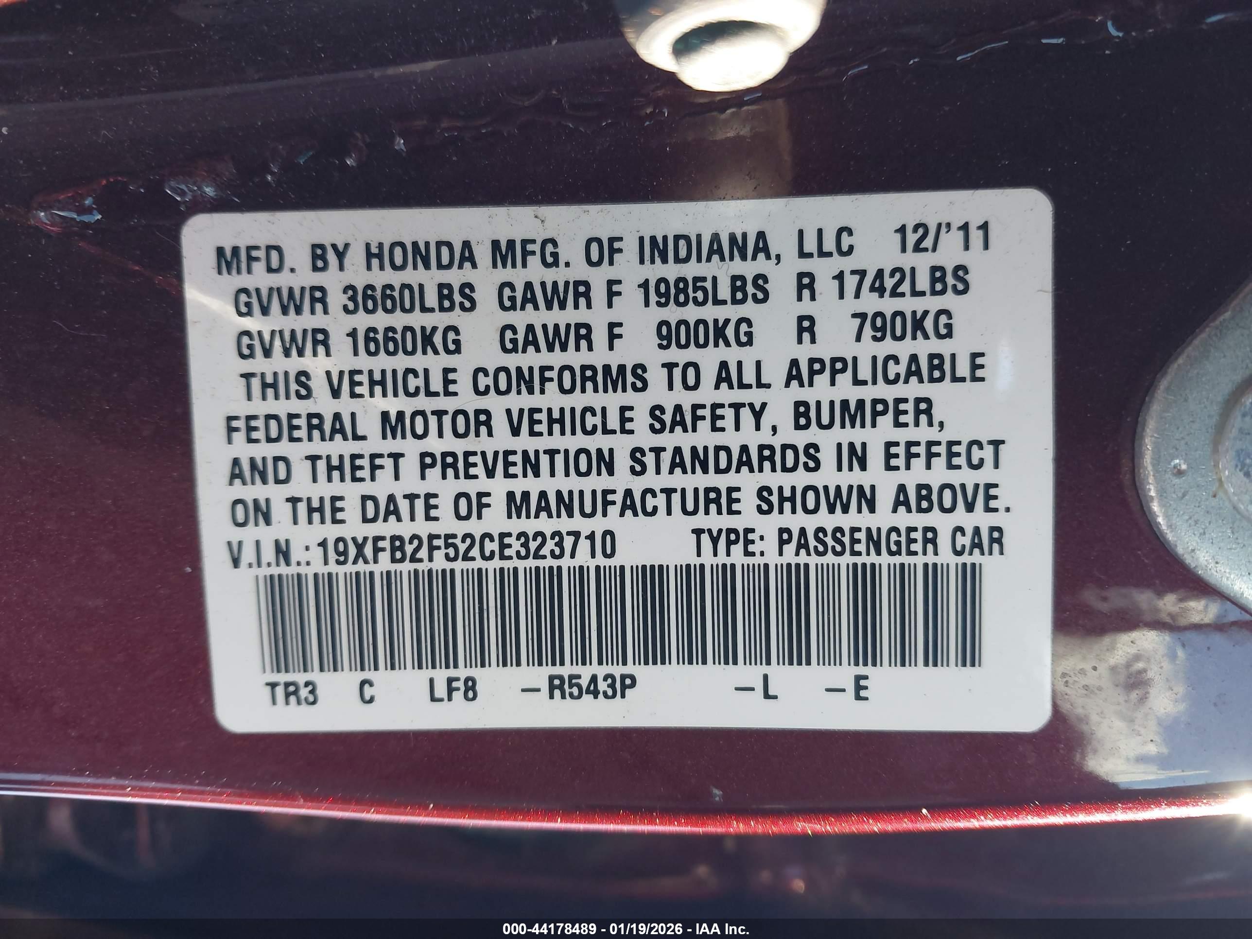 HONDA CIVIC image 9