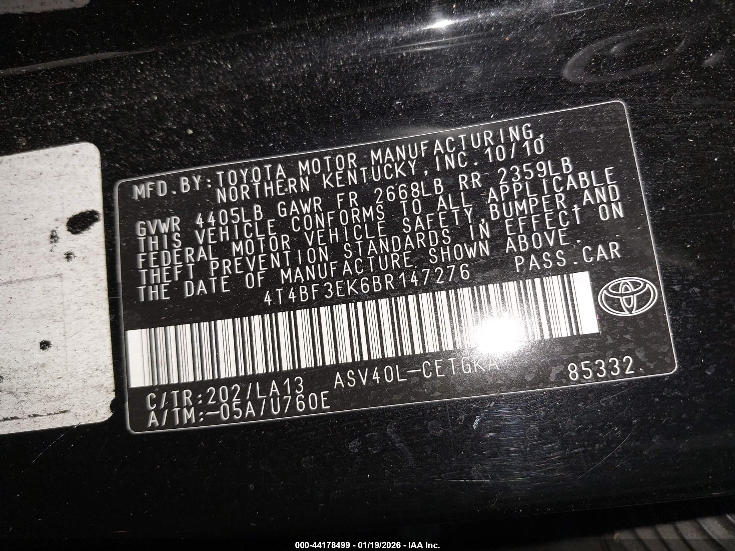TOYOTA CAMRY image 9