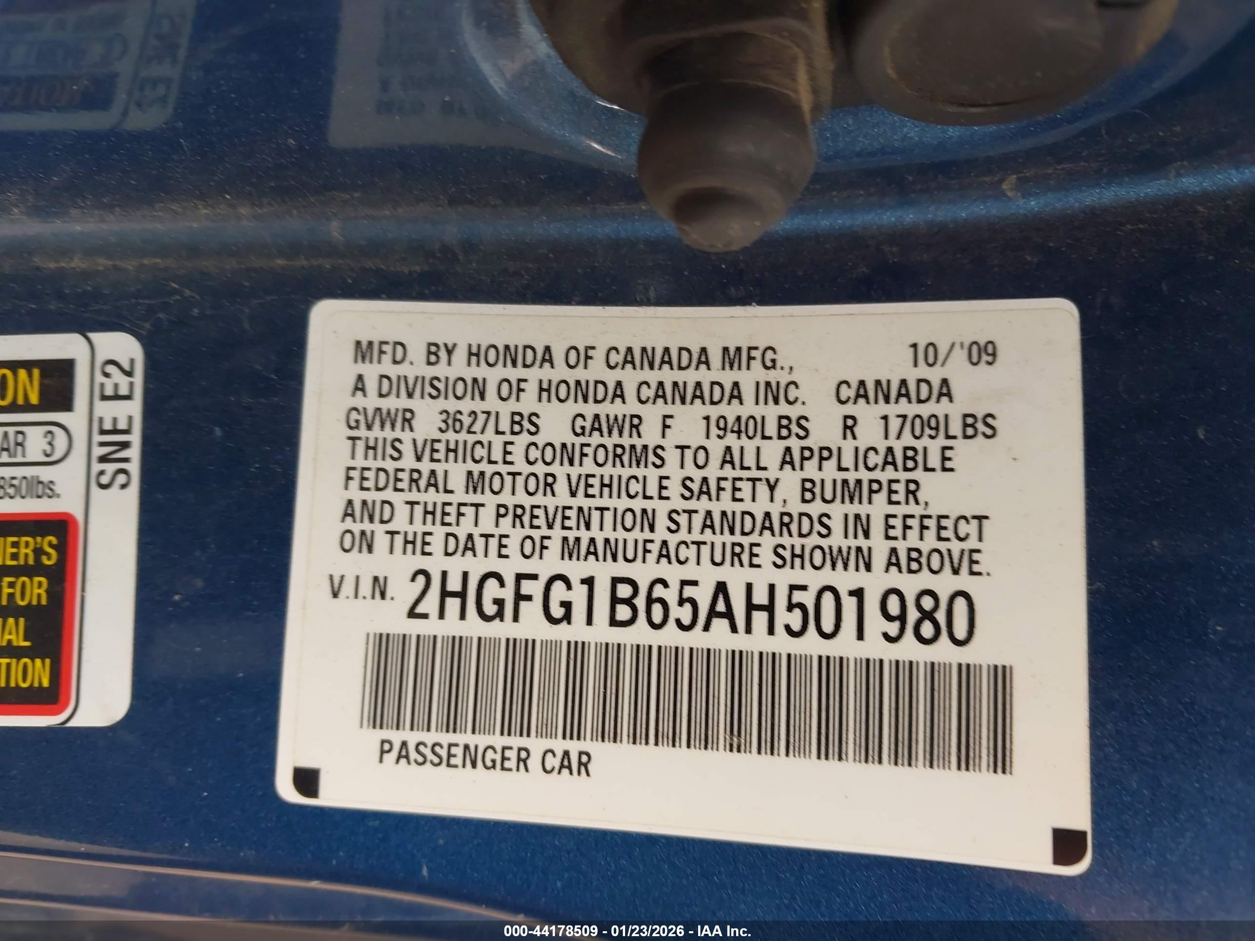 HONDA CIVIC image 9